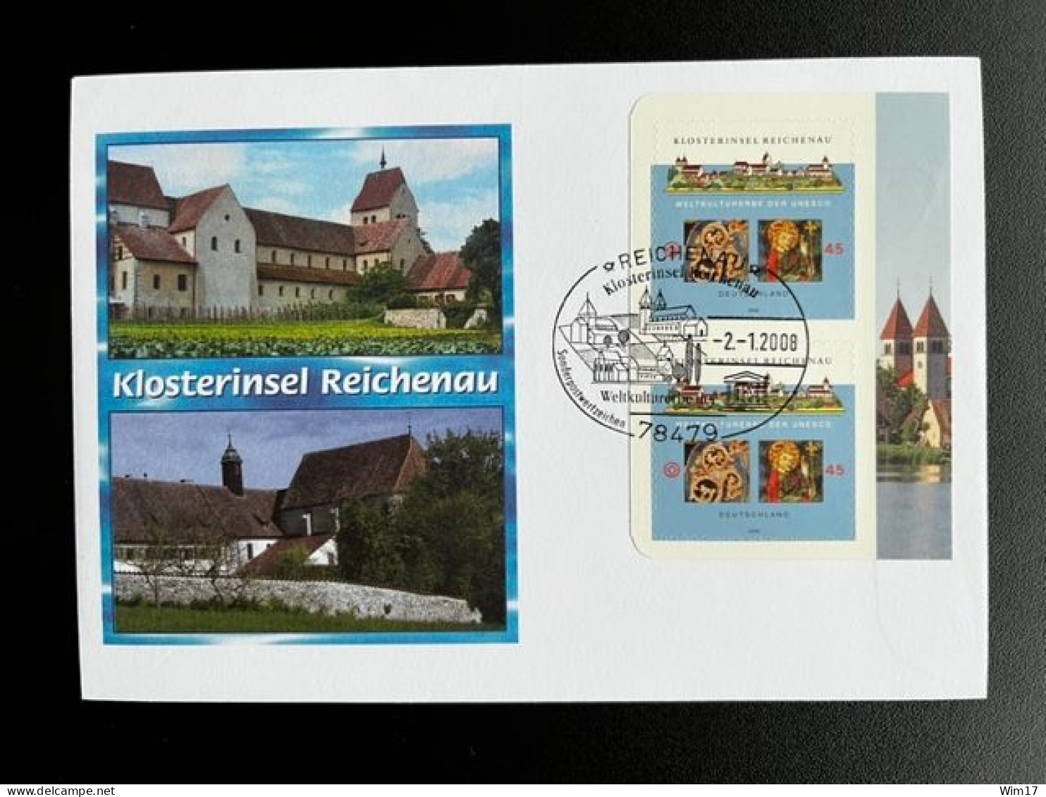 GERMANY 2008 FDC UNESCO BOOKLET STAMPS 02-01-2008 DUITSLAND DEUTSCHLAND MH 71 - 2001-2010