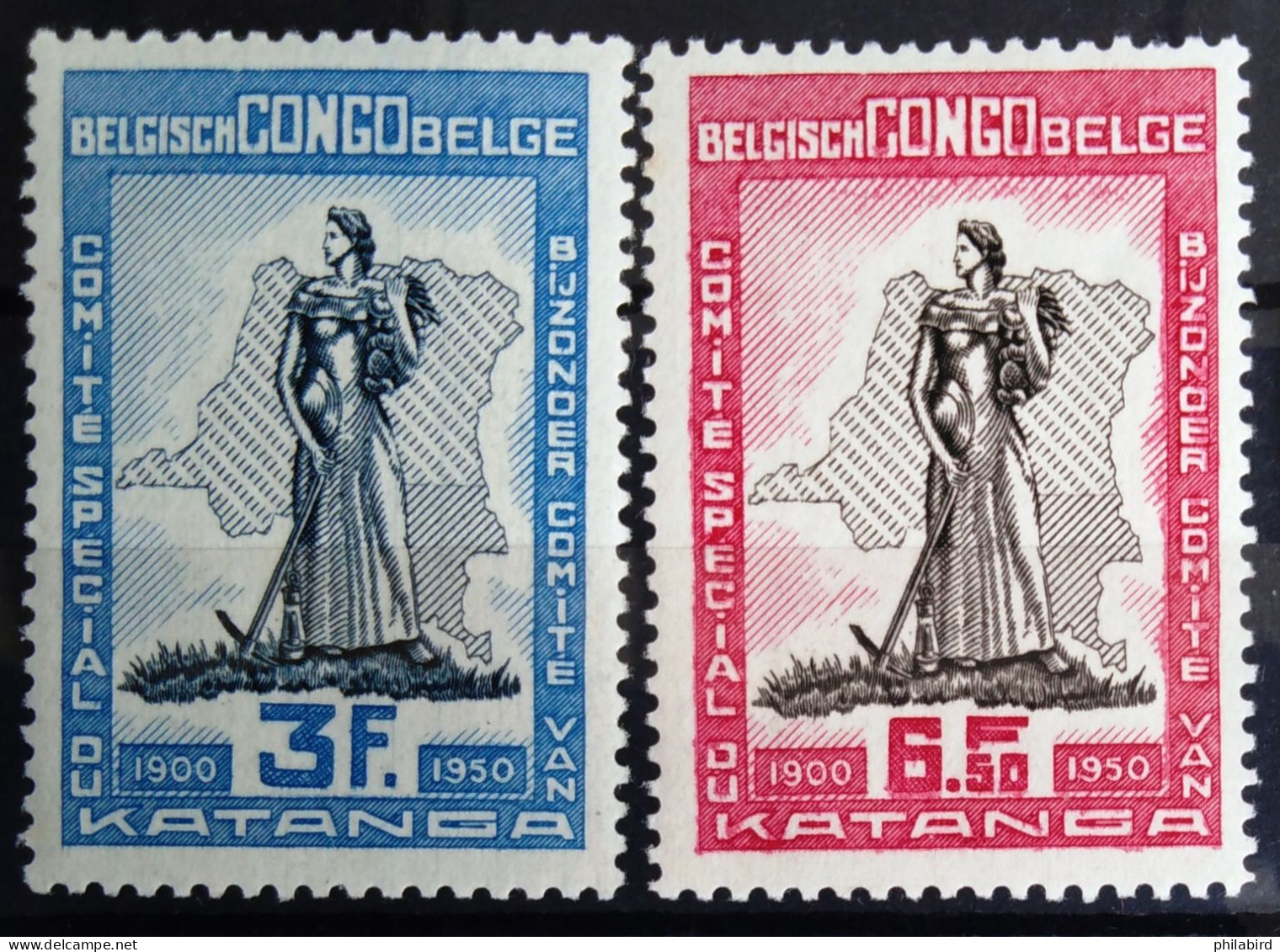 CONGO BELGE                          N° 298/299                     NEUF* - Nuovi