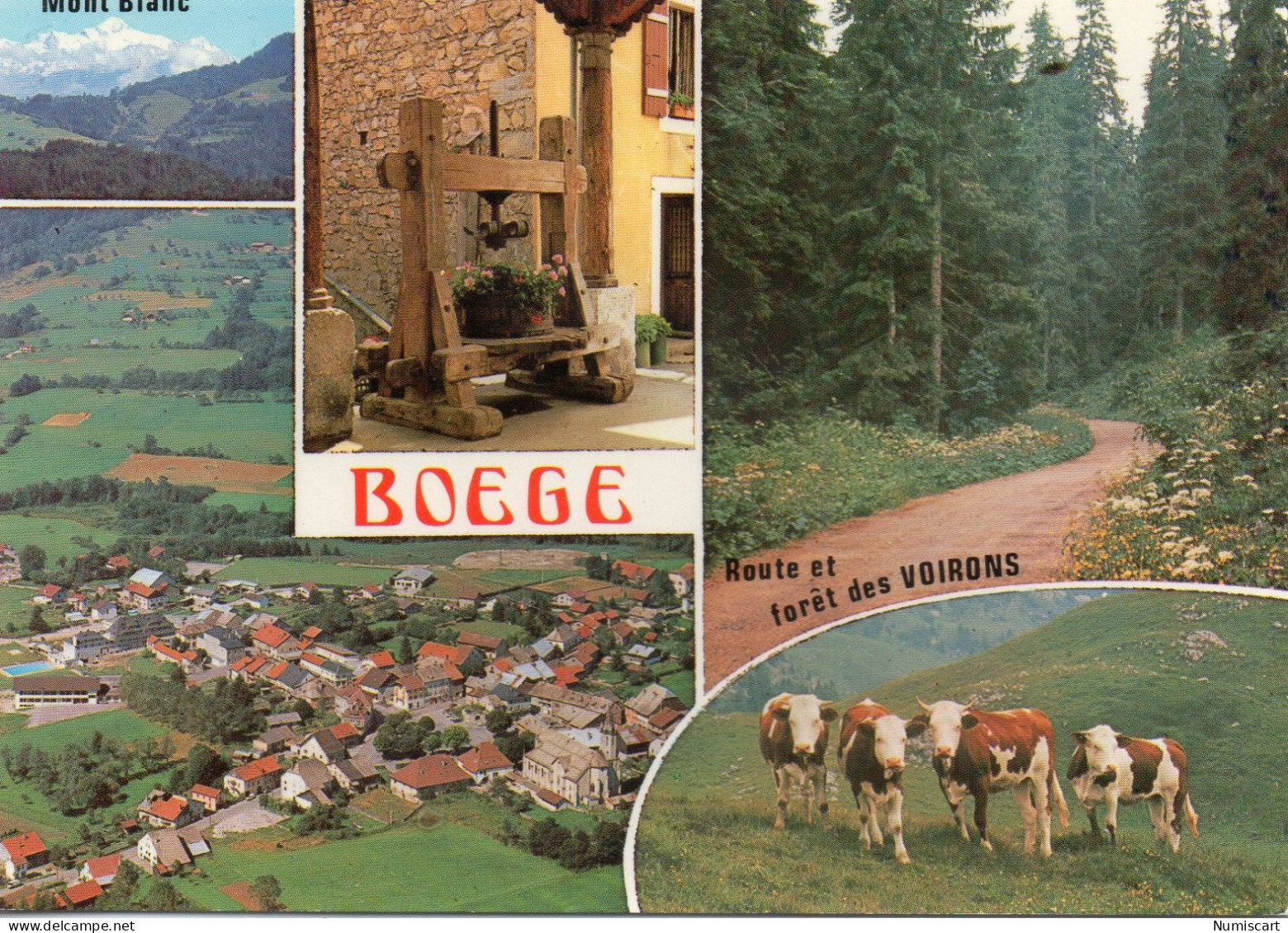 Boëge Multi-vues Le Village Mont-Blanc Forêt Des Voirons Vaches - Boëge