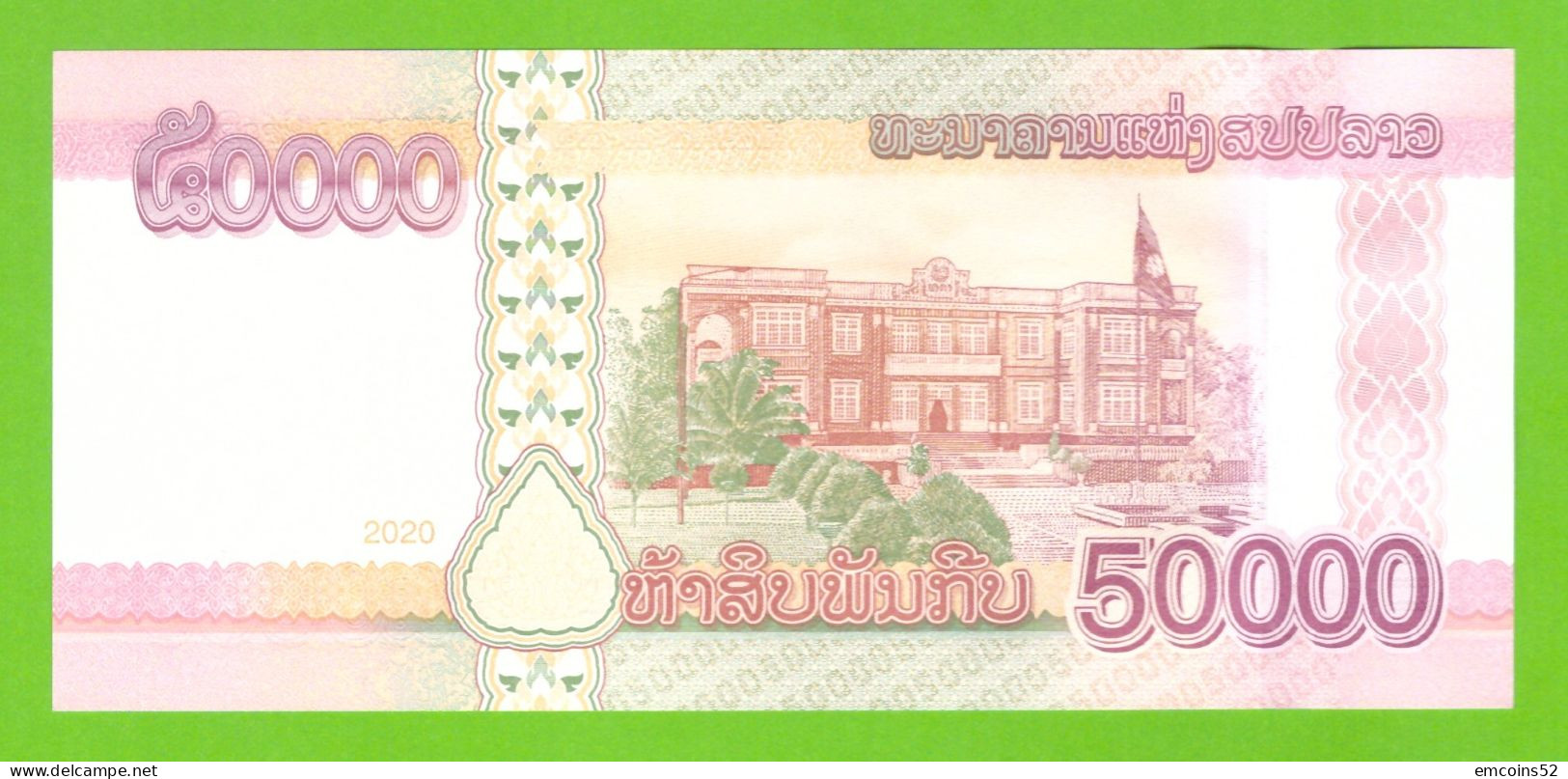 LAOS 50000 KIP 2020/2022 P-W41D  UNC - Laos