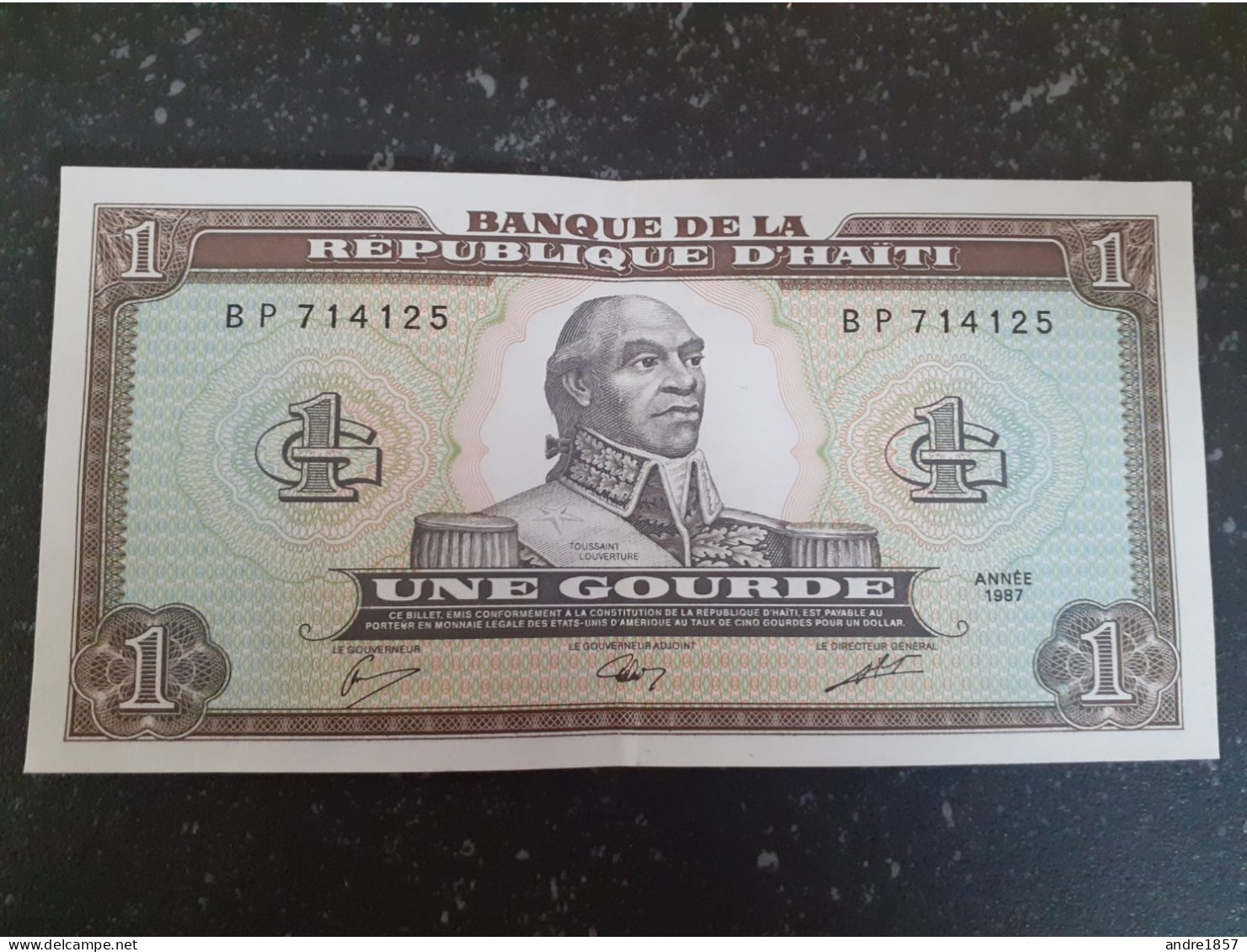 HAITI  - Billet De 1 GOURDE - Haïti