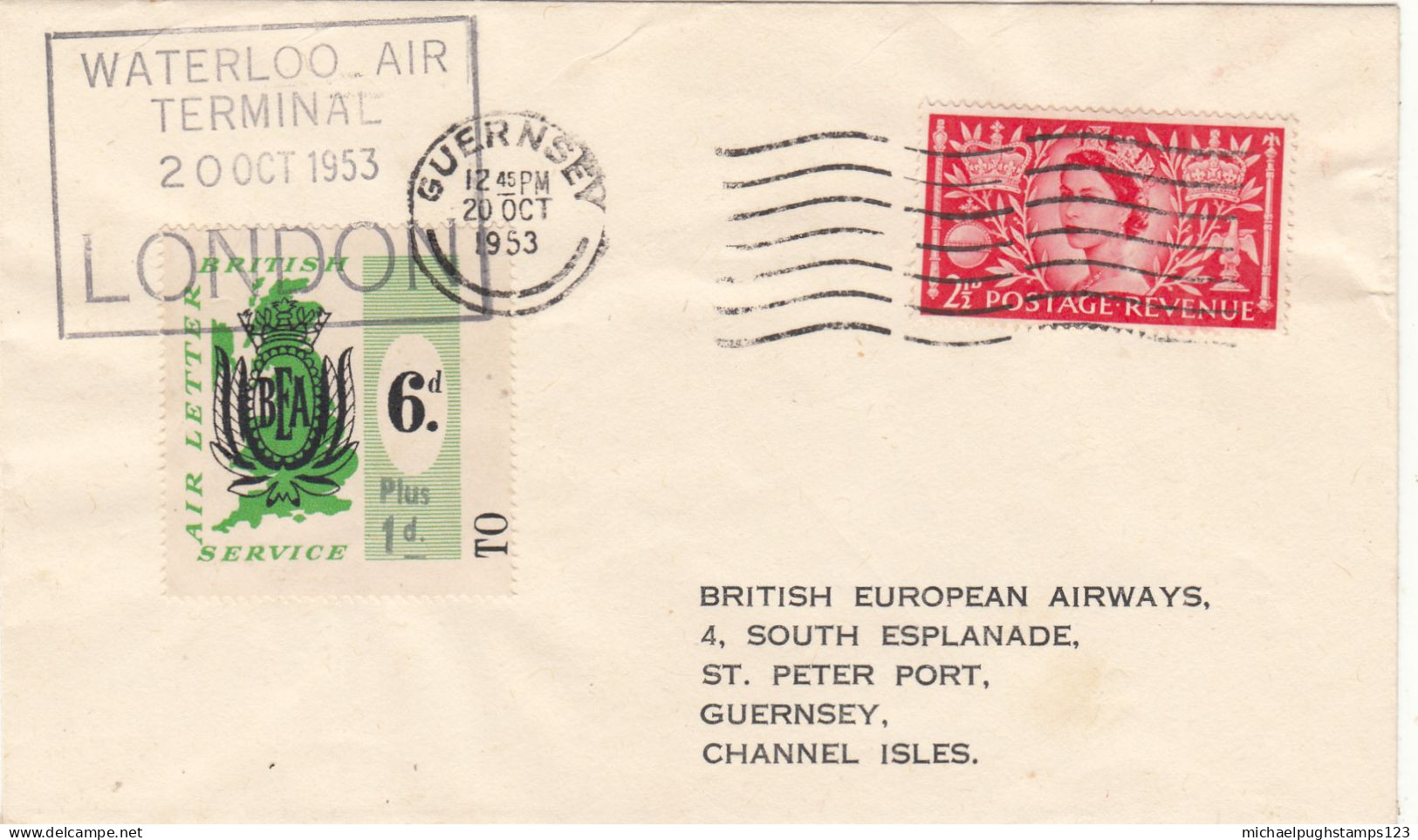 G.B. / B.E.A. Airmail Letter Stamps / Jersey / Guernsey - Other & Unclassified