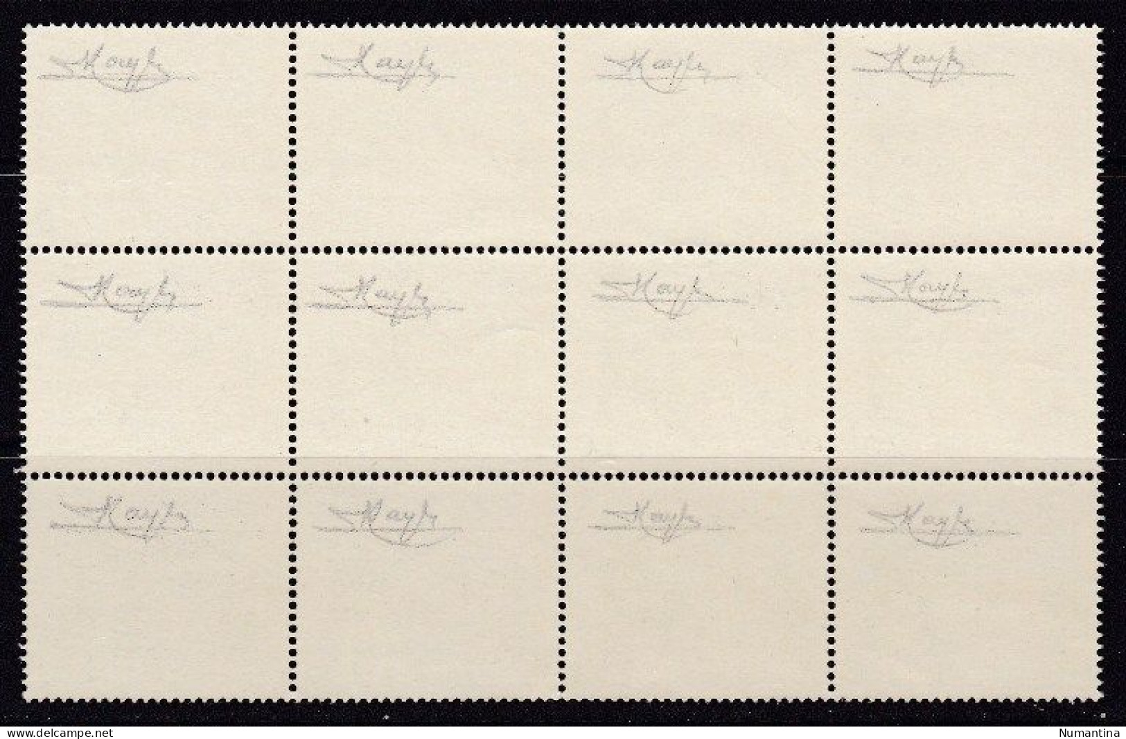 1975 Portugal - Yvert 1265a - B12 - Fosforo - MNH - Valor 96 € - Firmados - Unused Stamps