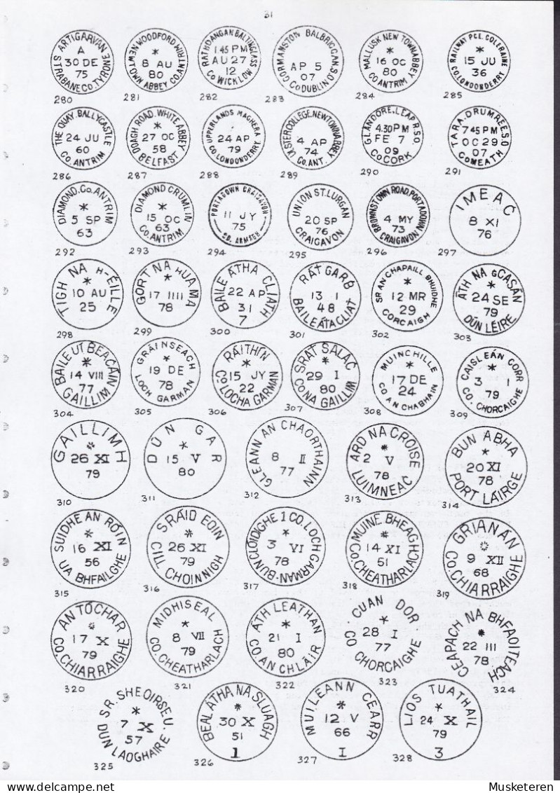 James A. Mackay : Irish Postmarks Since 1840 - Afstempelingen