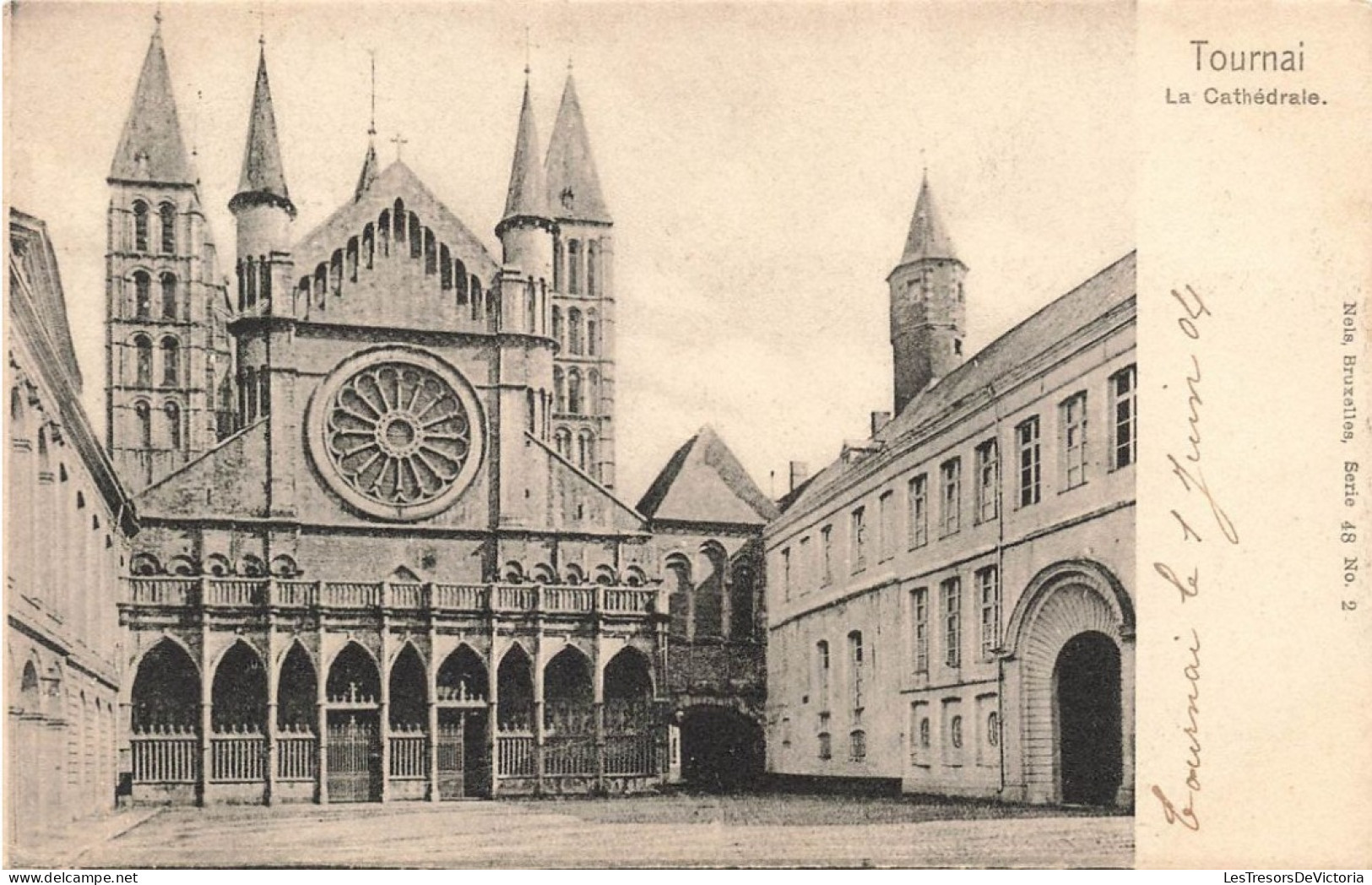 BELGIQUE - Tournai - La Cathédrale - Carte Postale Ancienne - Tournai