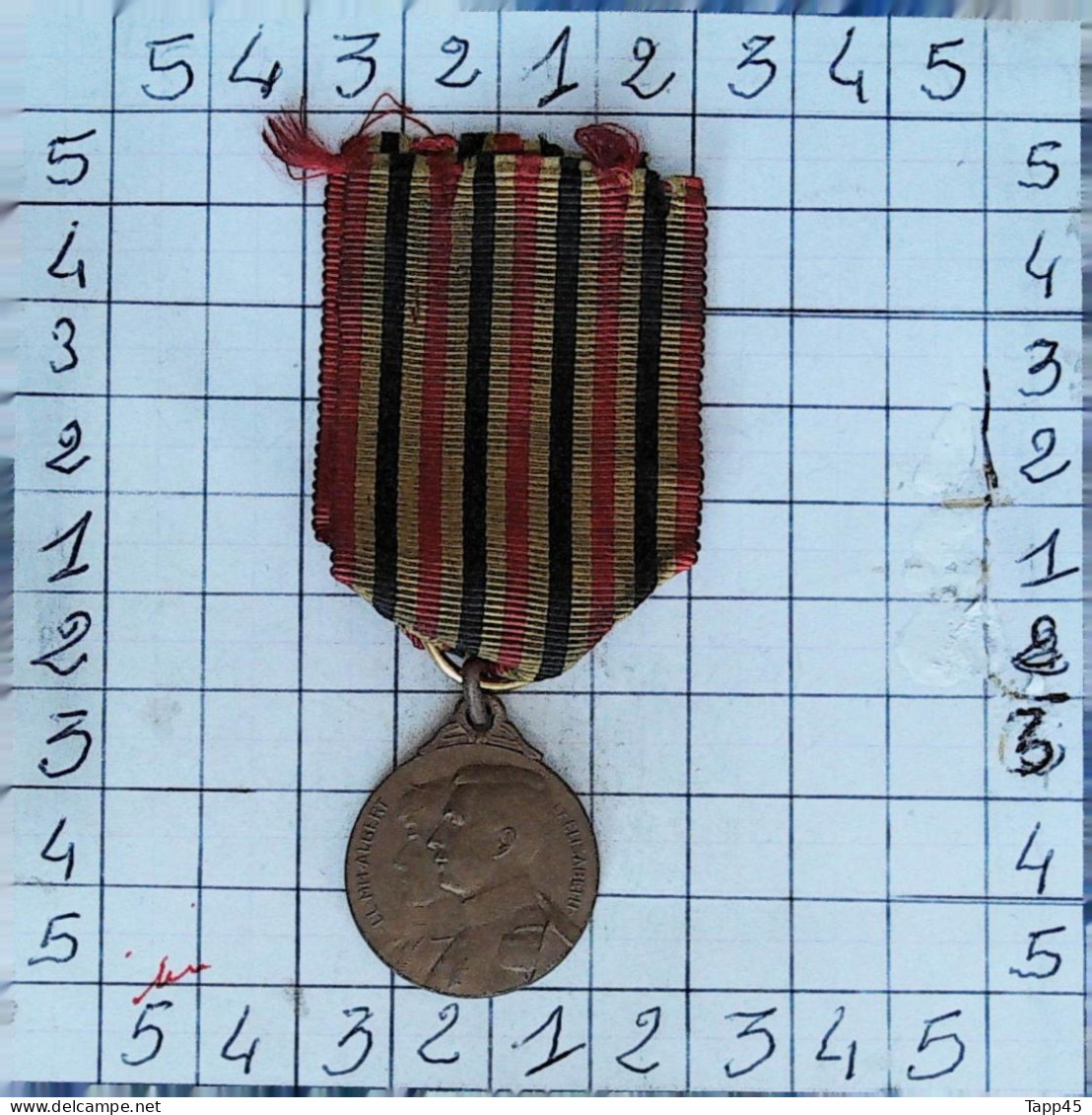 Médaille > Albert Et Élisabeth > Gloire Et Honneur  >  Réf:Cl Belge  Pl 6/ 1 - België