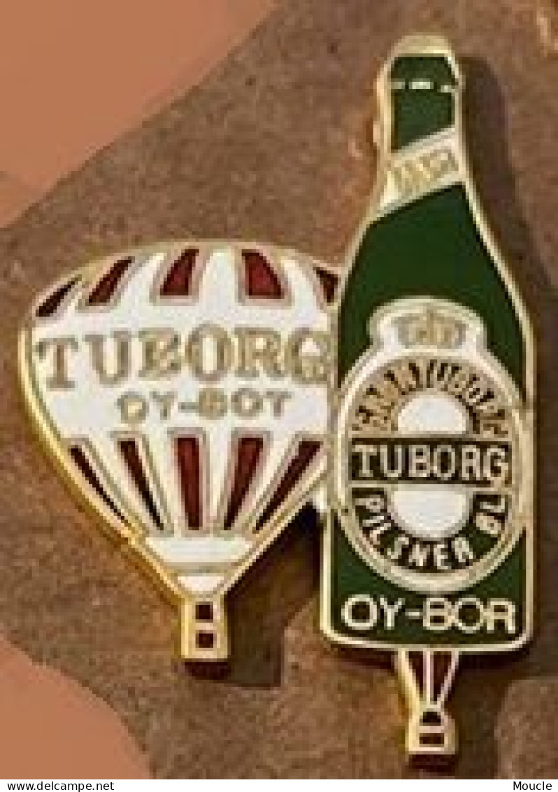 BALLON A AIR CHAUD  - MONTGOLFIERE - BIERE - BIER - BIRRA - BEER - TUBORG  OY-BOT - PILNER - BALLONS -   (33) - Luchtballons