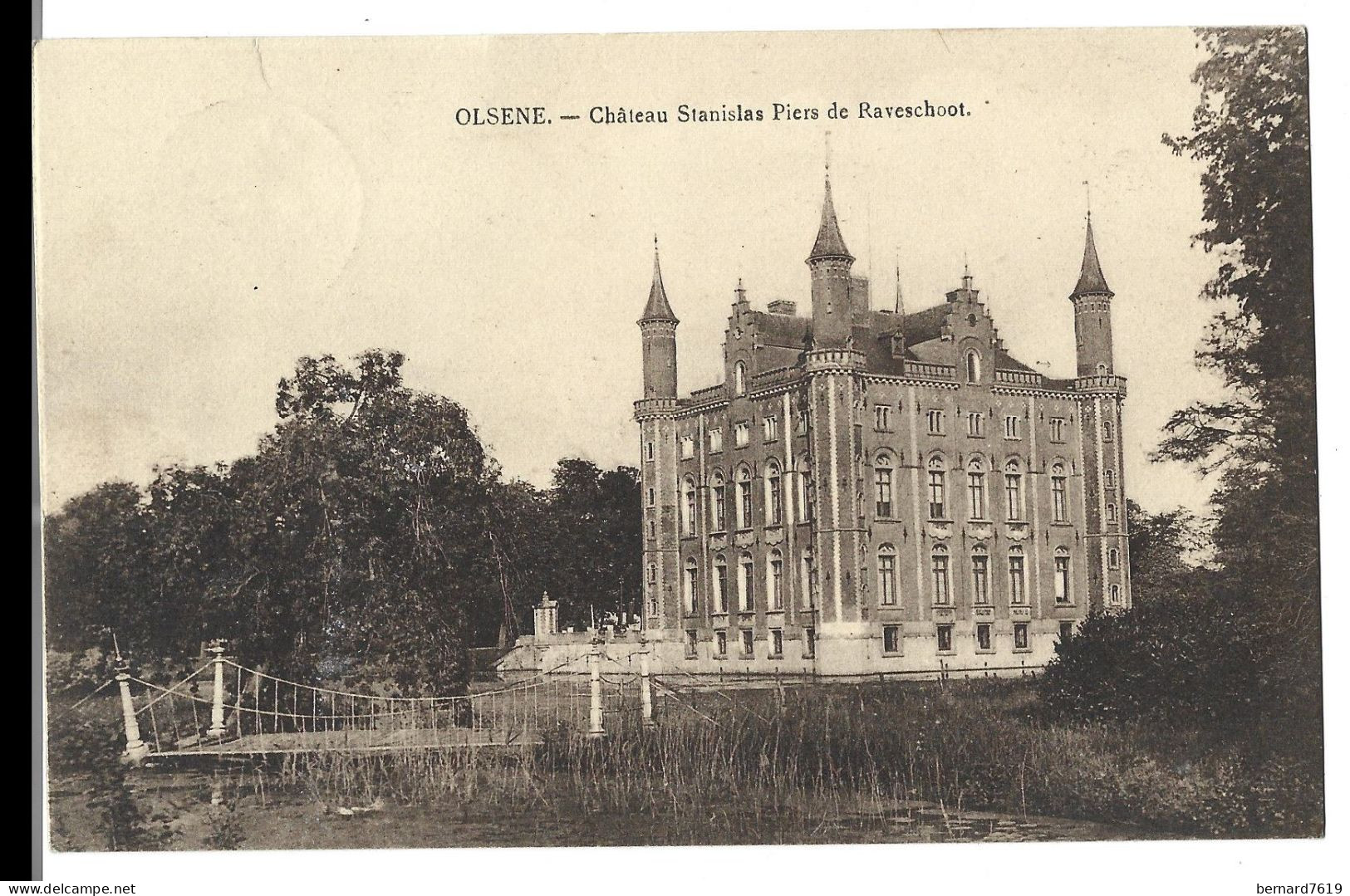 Belgique  -  Olsene -chateau  Stanislas Piers De Raveschoot - Zulte