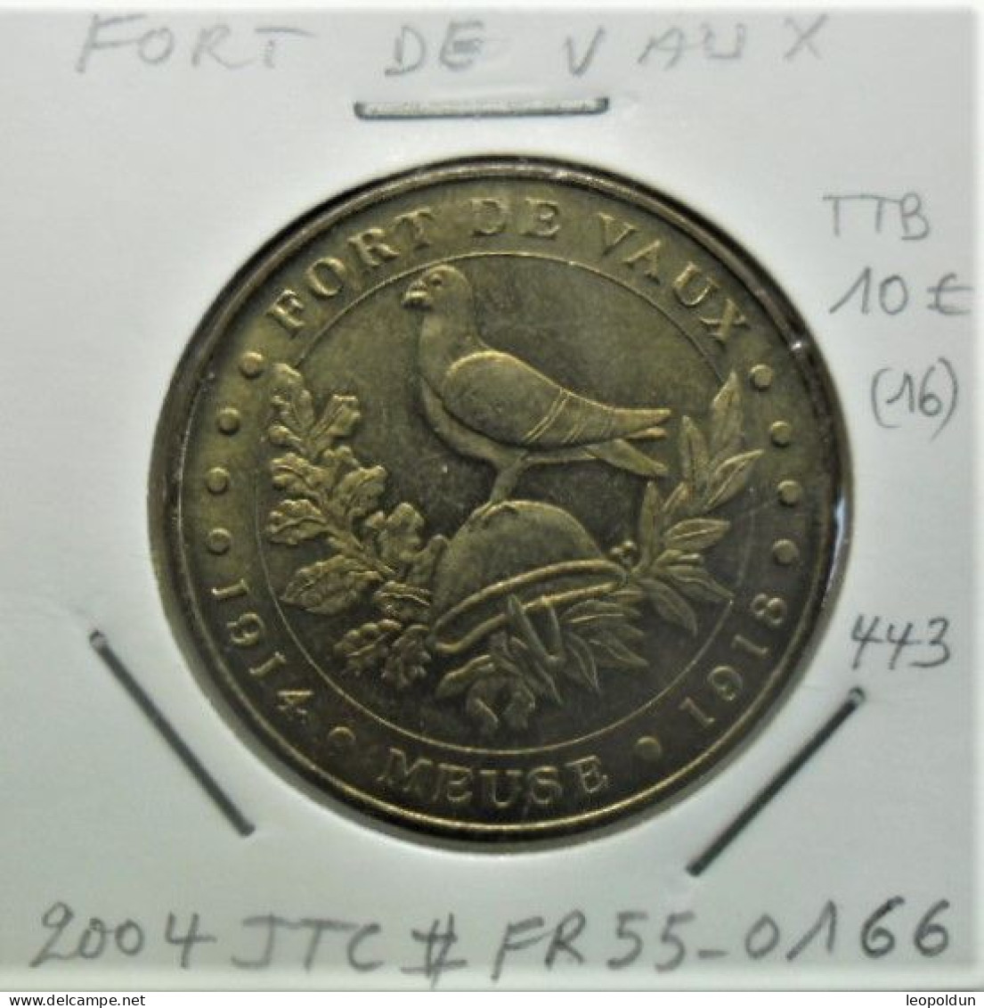 "Fort De Vaux" Jeton Touristique De La Monnaie De Paris 2004 - 2004