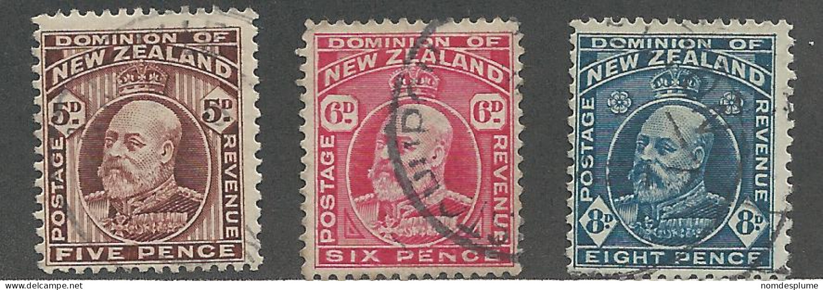 25120) New Zealand 1909 - Used Stamps