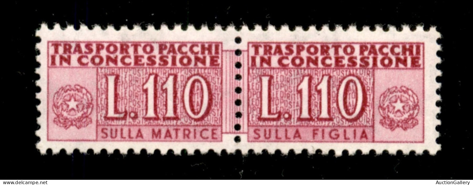 Repubblica - 1955 - 110 Lire (12/I) - Gomma Integra - Autres & Non Classés