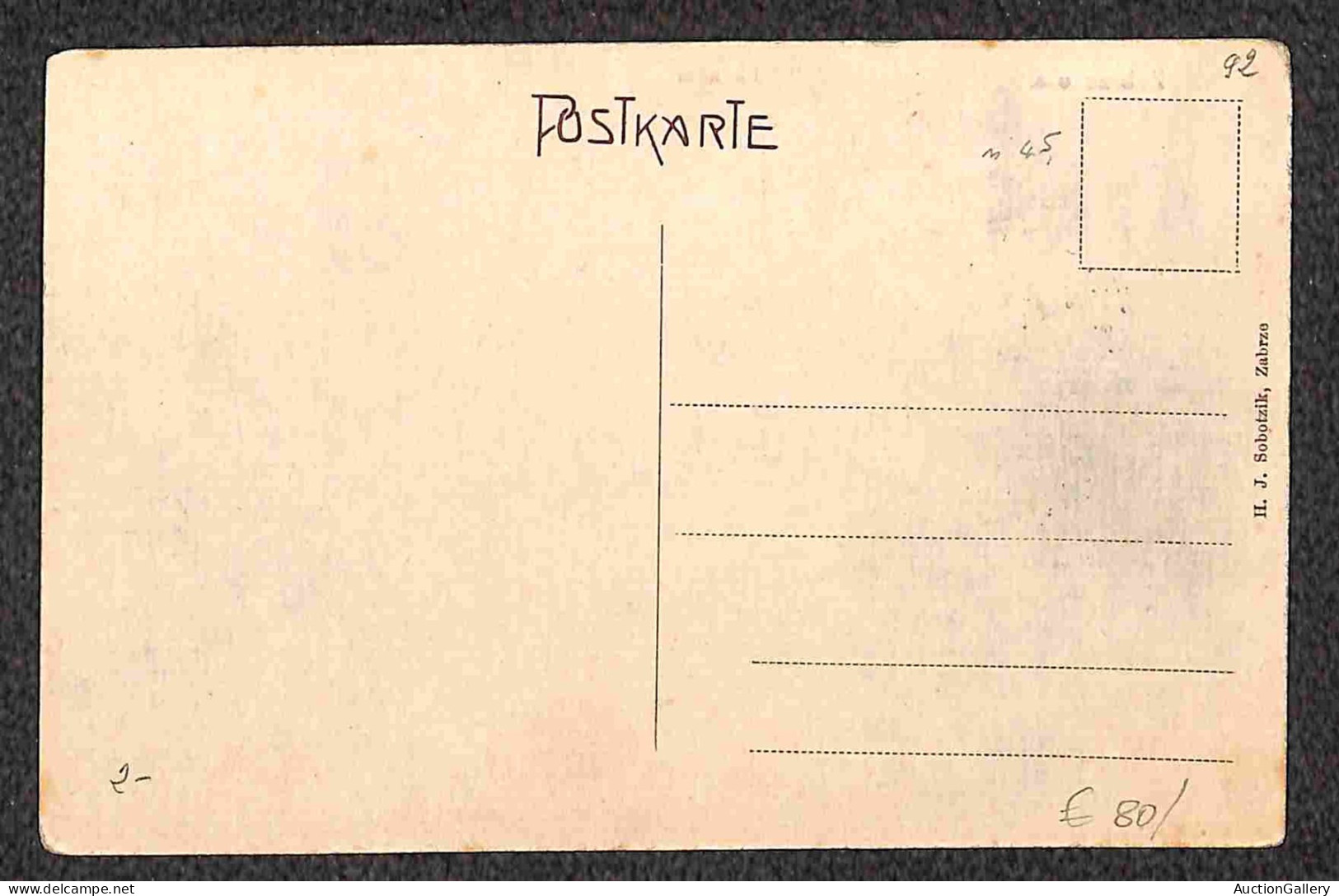 Europa - Germania - Alta Slesia - 1921/1922 - Tre Cartoline Con Affrancatura Al Recto (15 - 17 - 18) Usata A Hindemburg  - Autres & Non Classés