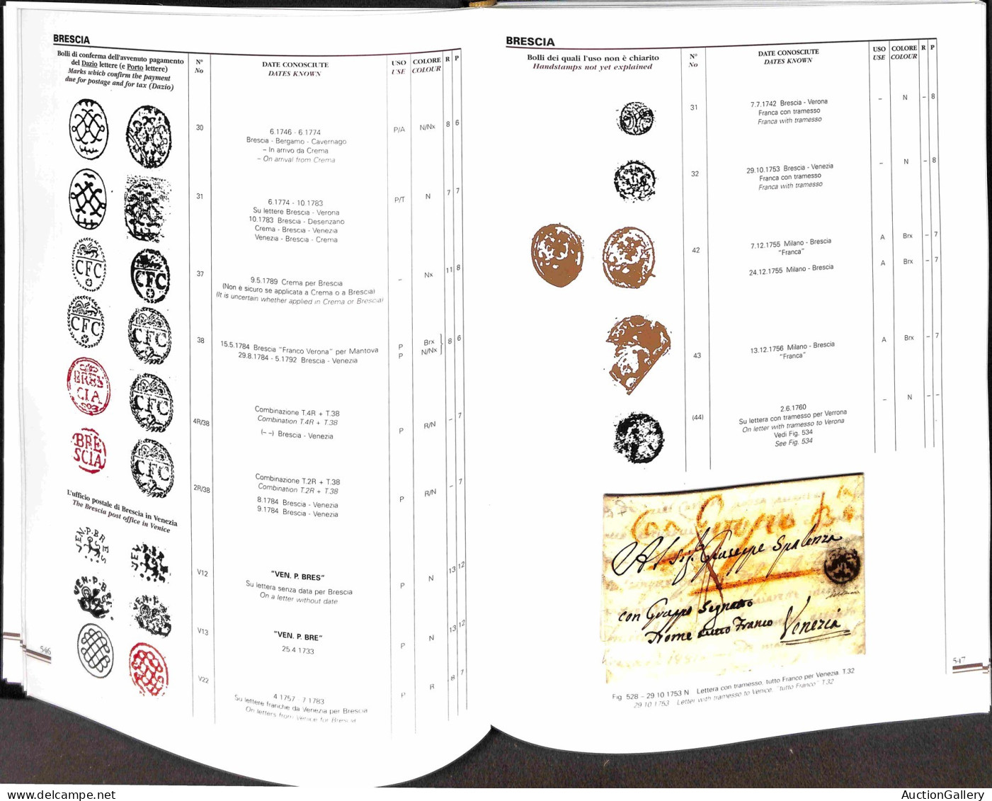Biblioteca Filatelica - Italia - Repubblica di Venezia catalogo documentato (con storia postale) - raccolta in 2 volumi 