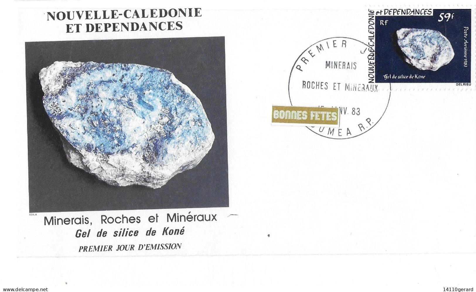 NOUVELLE-CALÉDONIE ET DÉPENDANCES Minerais, Roches Et Minéraux - Brieven En Documenten