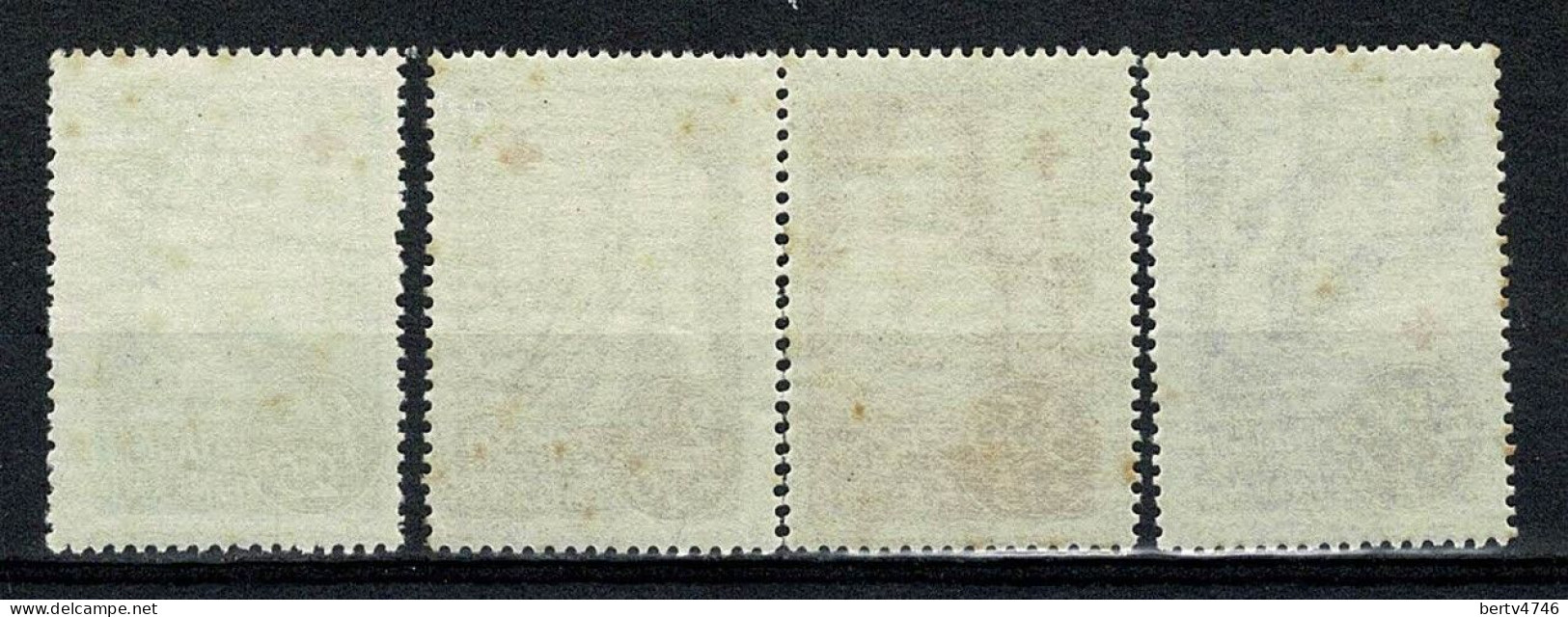 Finland 1945  Yv 278/81**, Facit 295/98**, MNH (2 Scans) Tweede Keus / Second Choix - Unused Stamps