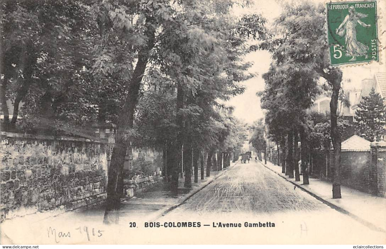 Bois Colombes          92      Avenue Gambetta      (voir Scan) - Sonstige & Ohne Zuordnung