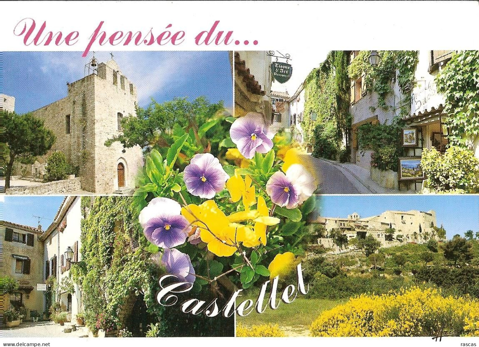 CPM - UNE PENSEE DU CASTELLET - VAR - MULTIVUES - Le Castellet