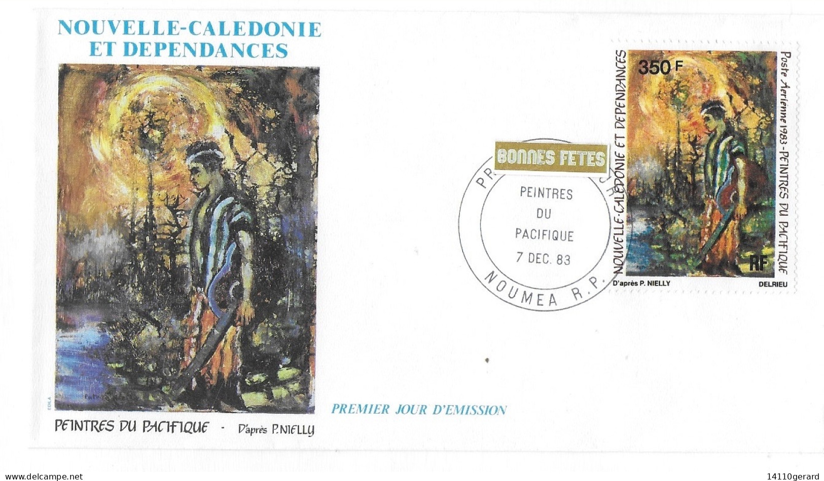 Nouvelle-CALÉDONIE ET DÉPENDANCES   PEINTRES DU PACIFIQUE 7 Décembre 1983 - Usados