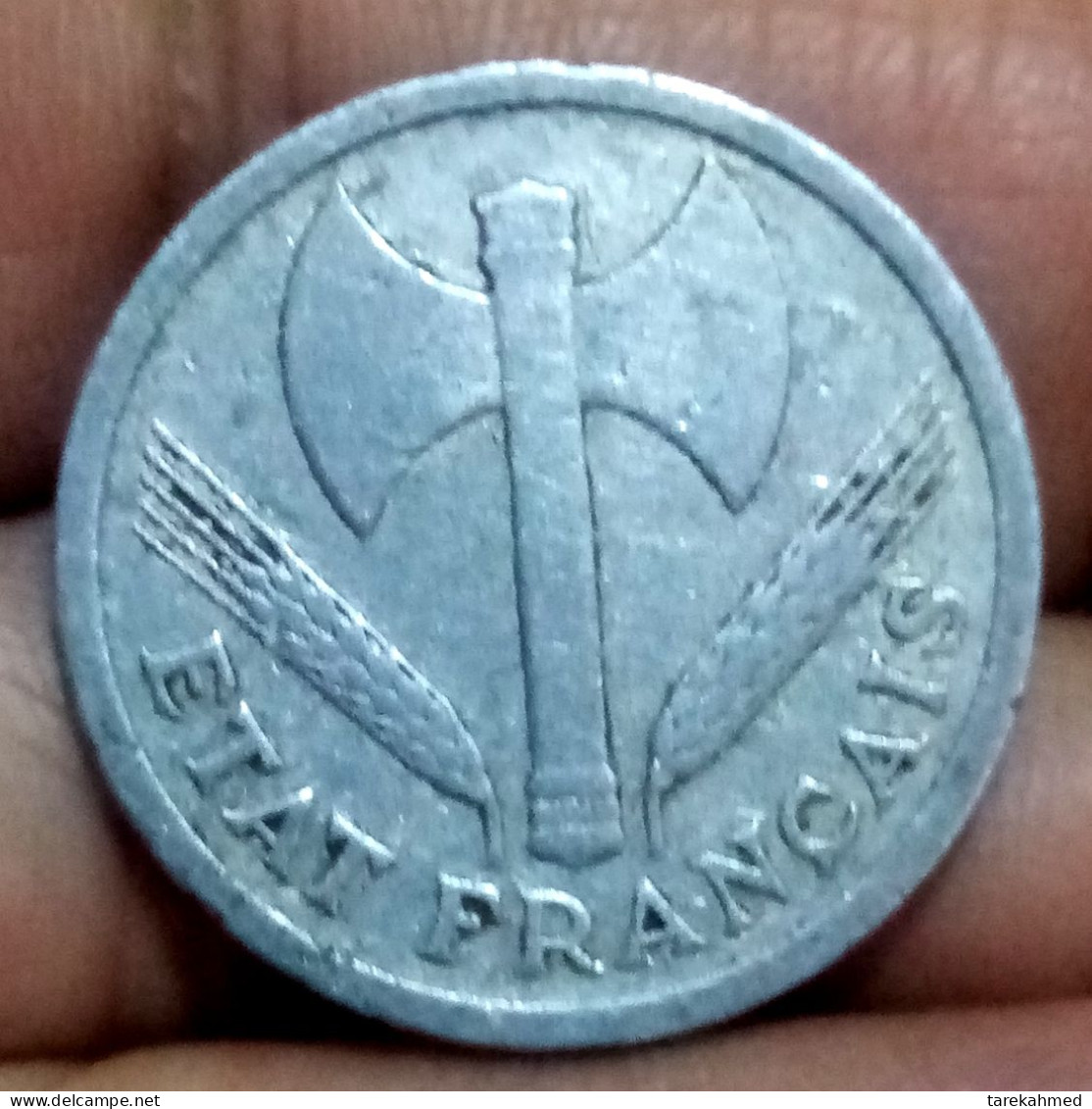 France - 2 Francs, 1943, KM# 904.1, Perfect, Agouz - 2 Francs