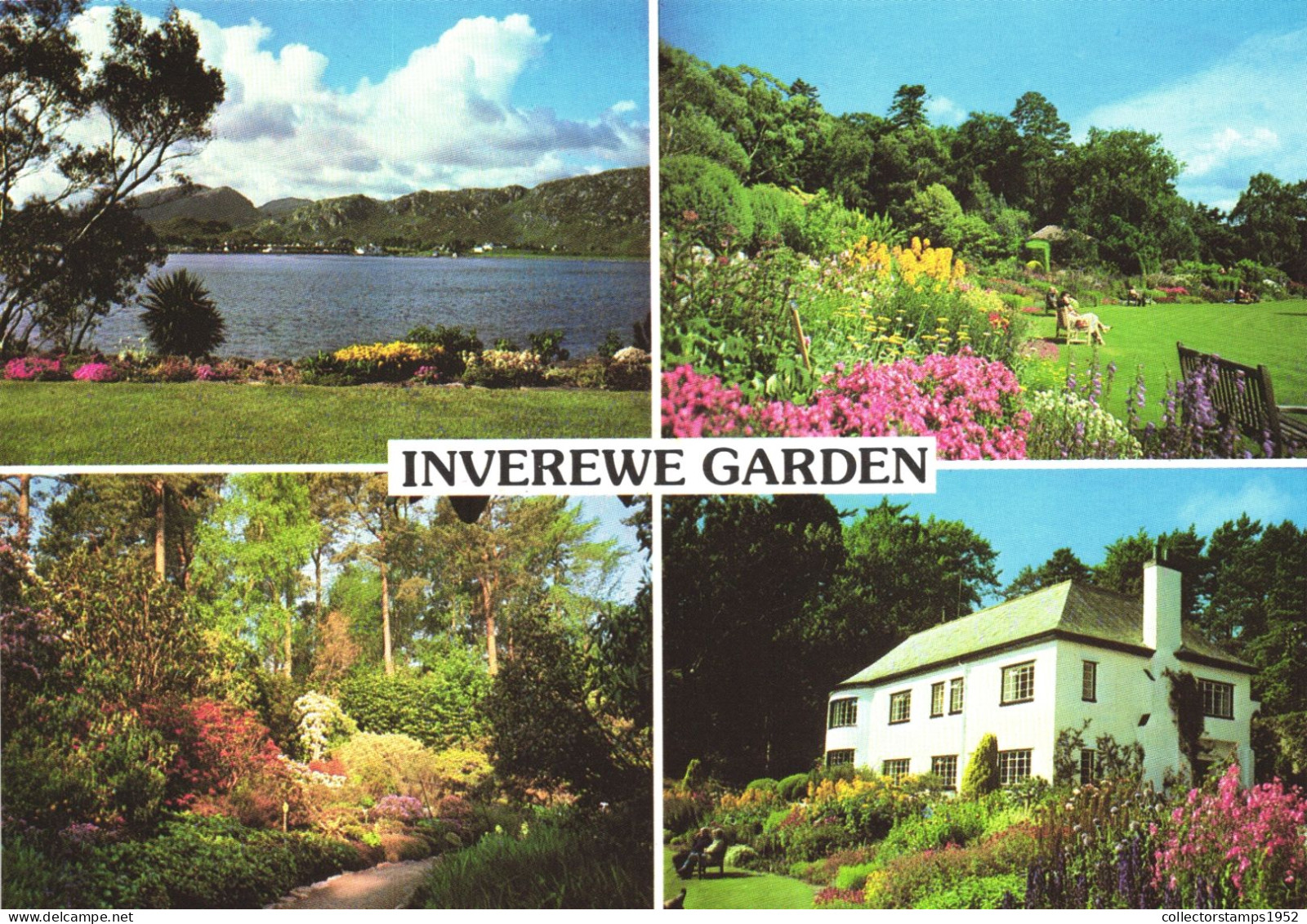 POOLEWE, ROSS AND CROMARTY, MULTIPLE VIEWS, LOCH EWE, LAKE, BANKS,ARCHITECTURE,INVEREWE GARDEN, SCOTLAND, UNITED KINGDOM - Ross & Cromarty