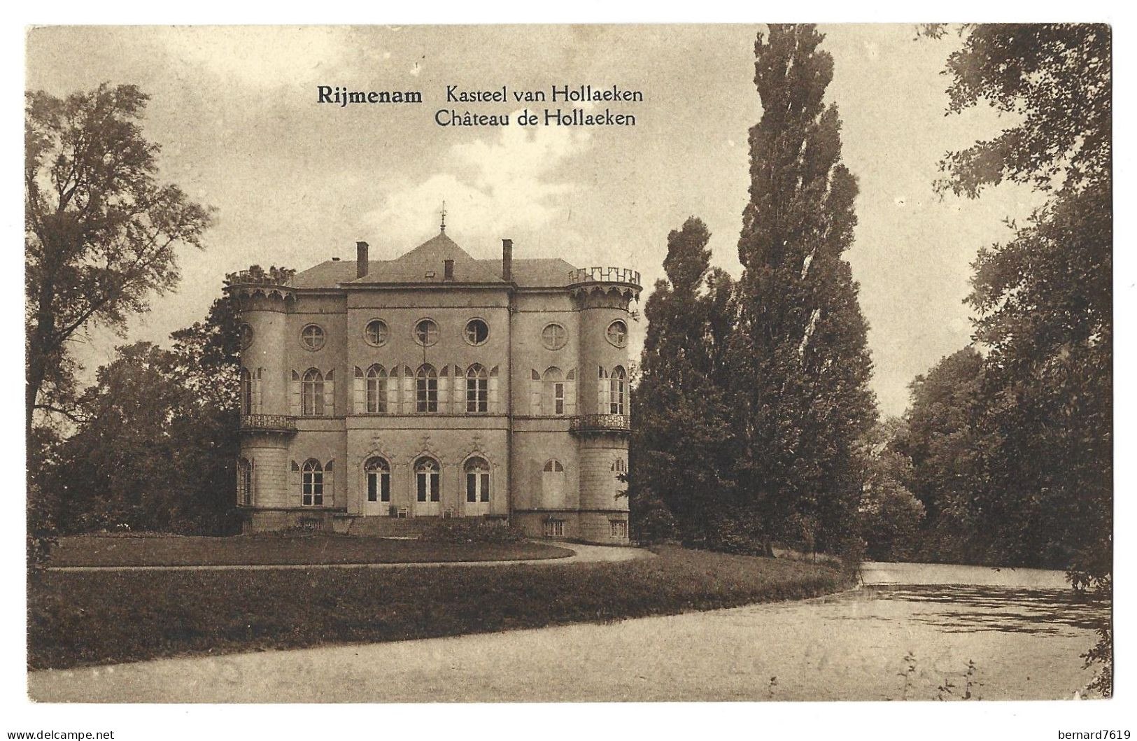 Belgique  - Rijmenam  -  Chateau  De Hollaeken - Voir Texte  Comte - Bonheiden