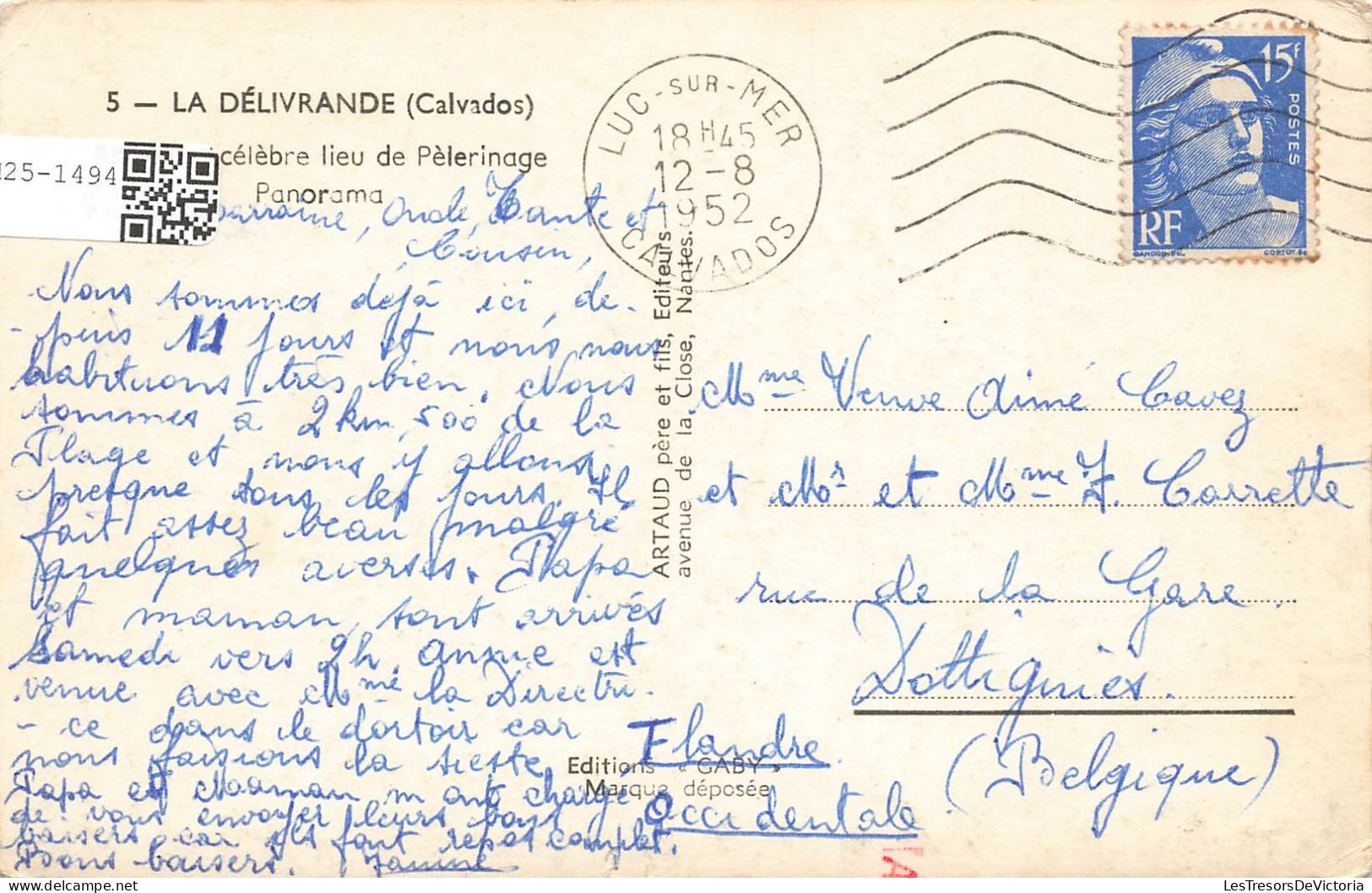 FRANCE - La Delivrande - Célèbre Lieu De Pèlerinage - Panorama - Carte Postale Ancienne - La Delivrande