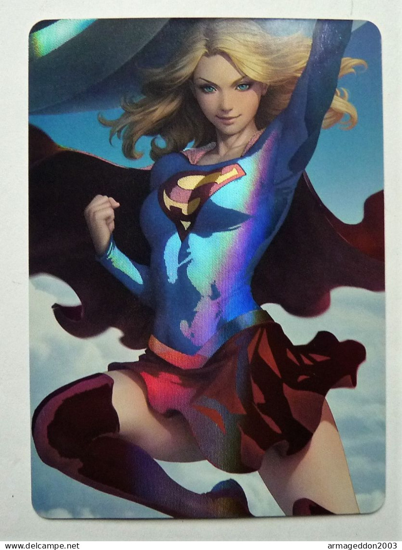 CARTE SEXY GIRL MANGA MINT HOLO PRISM Girl Waifu Supergirl - Marvel