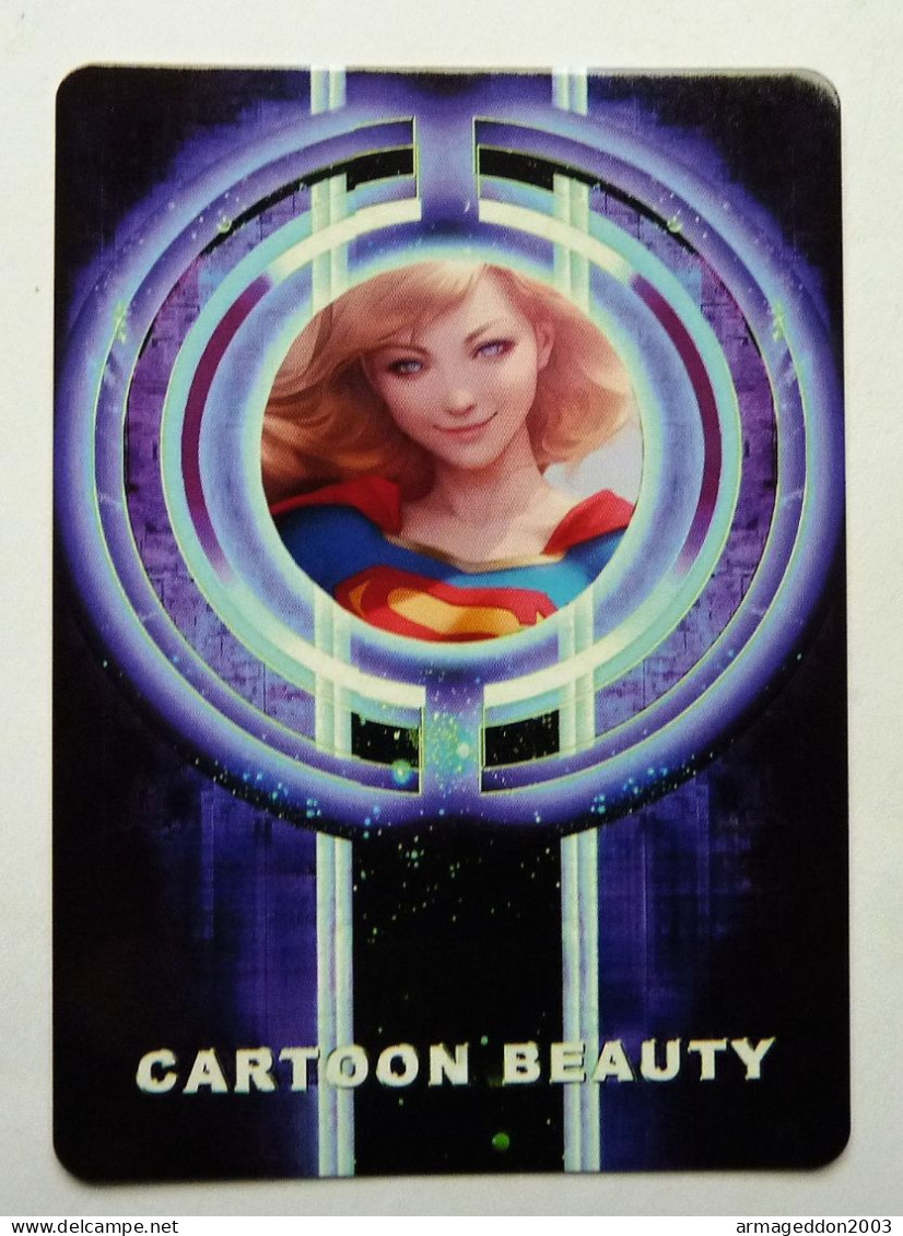 CARTE SEXY GIRL MANGA MINT HOLO PRISM Girl Waifu Supergirl - Marvel