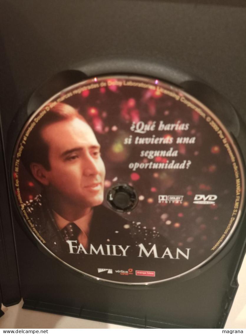 Película Dvd. Family Man. Nicolas Cage Y Téa Leoni. 2000. Colección Cine Platinum. - Classic