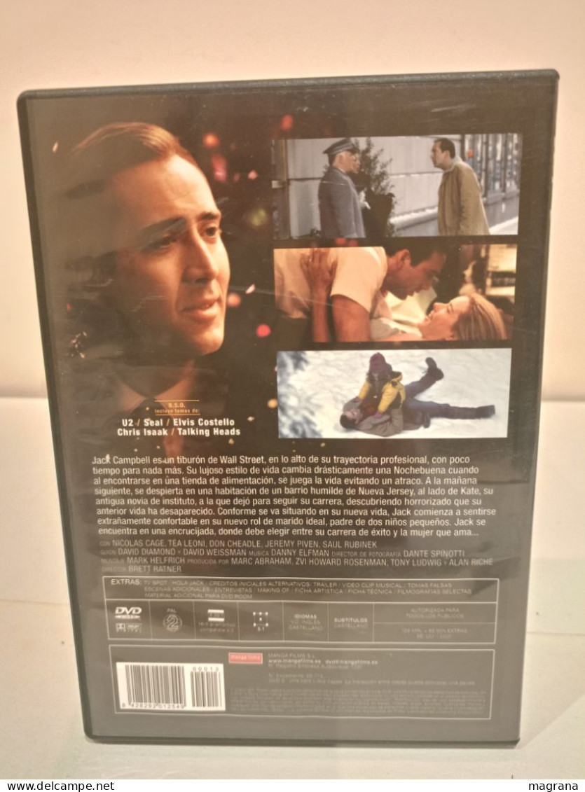 Película Dvd. Family Man. Nicolas Cage Y Téa Leoni. 2000. Colección Cine Platinum. - Classic