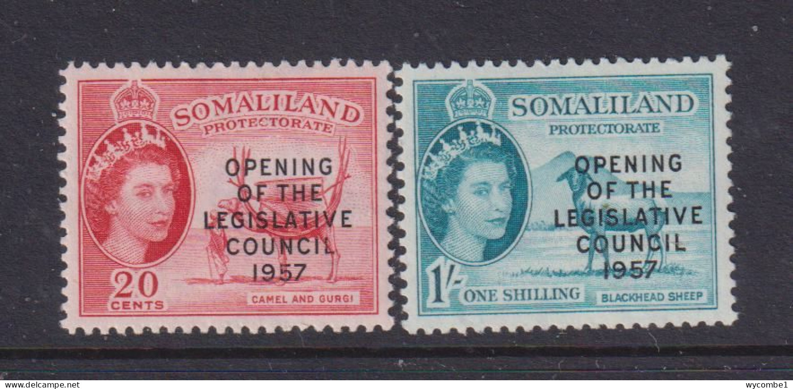 SOMALILAND -  1957 Legislative Council Set  Never Hinged Mint - Somaliland (Herrschaft ...-1959)