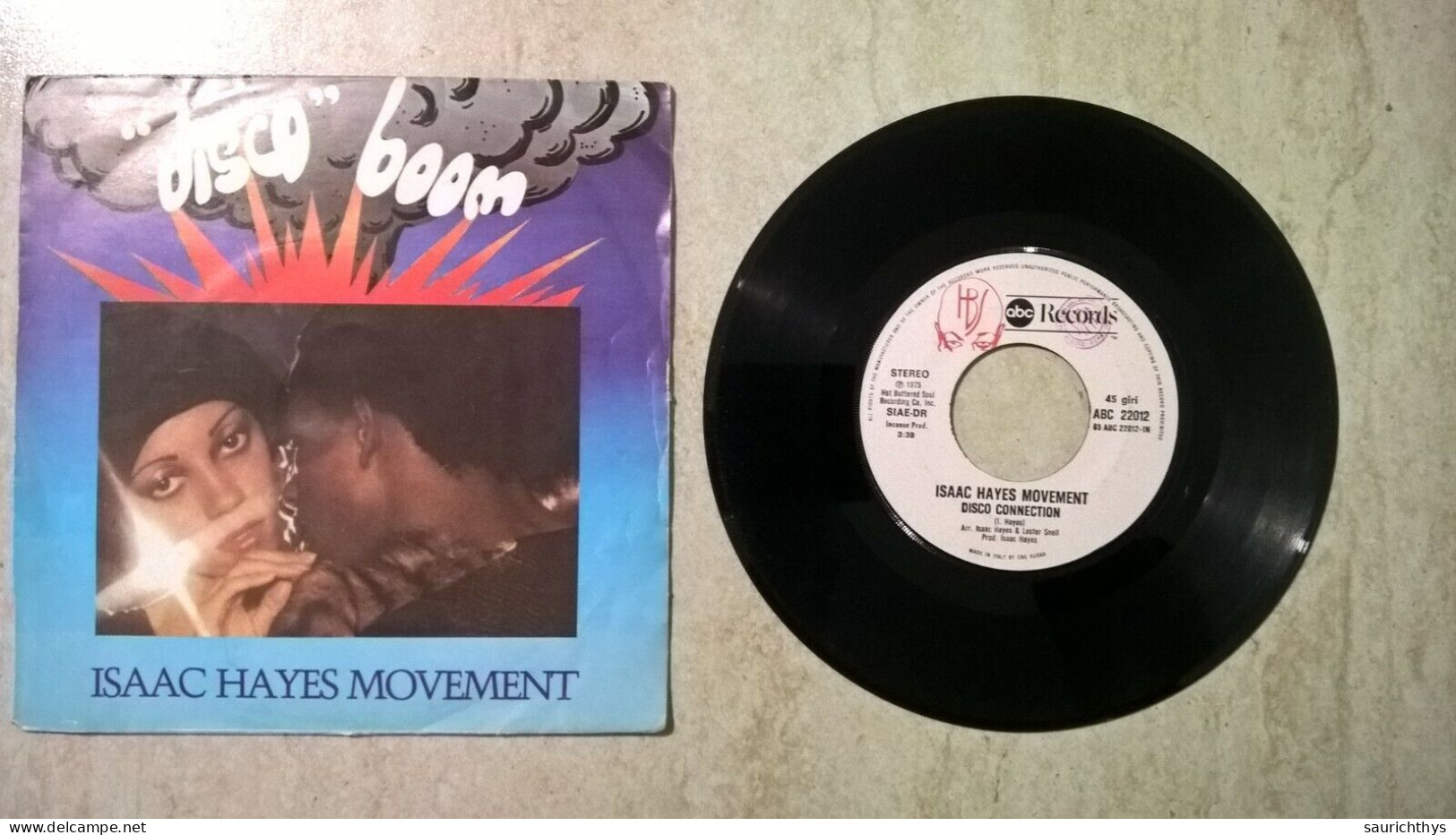 Vinile 45 Giri - Isaac Hayes Movement - Disco Connection - St. Thomas Square - Soul - R&B