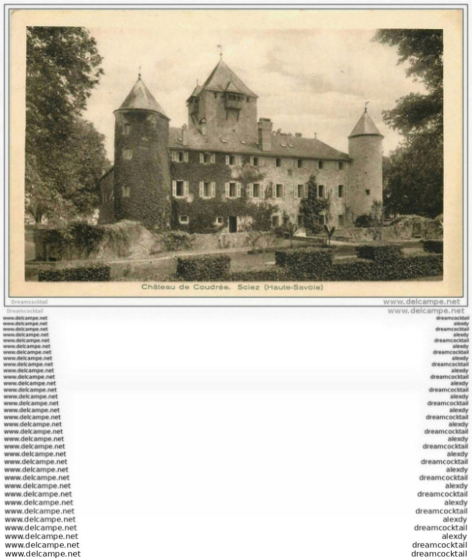 74 SCIEZ. Château Coudrée 1926 - Sciez