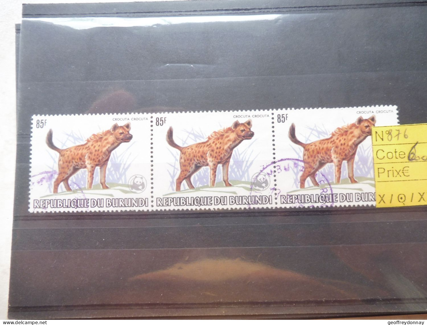 Burundi 876  Animaux Dieren Oblitéré Used Gestempelt 1982 Perfect Parfait Etat - Gebraucht