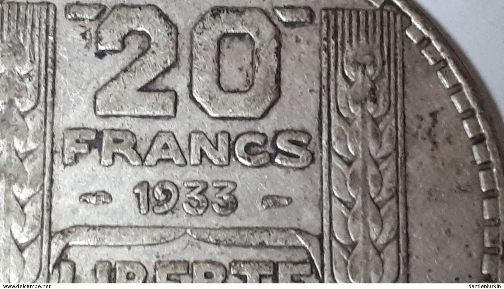 FRANCE 20 FRANCS TURIN 1933 ARGENT - 20 Francs