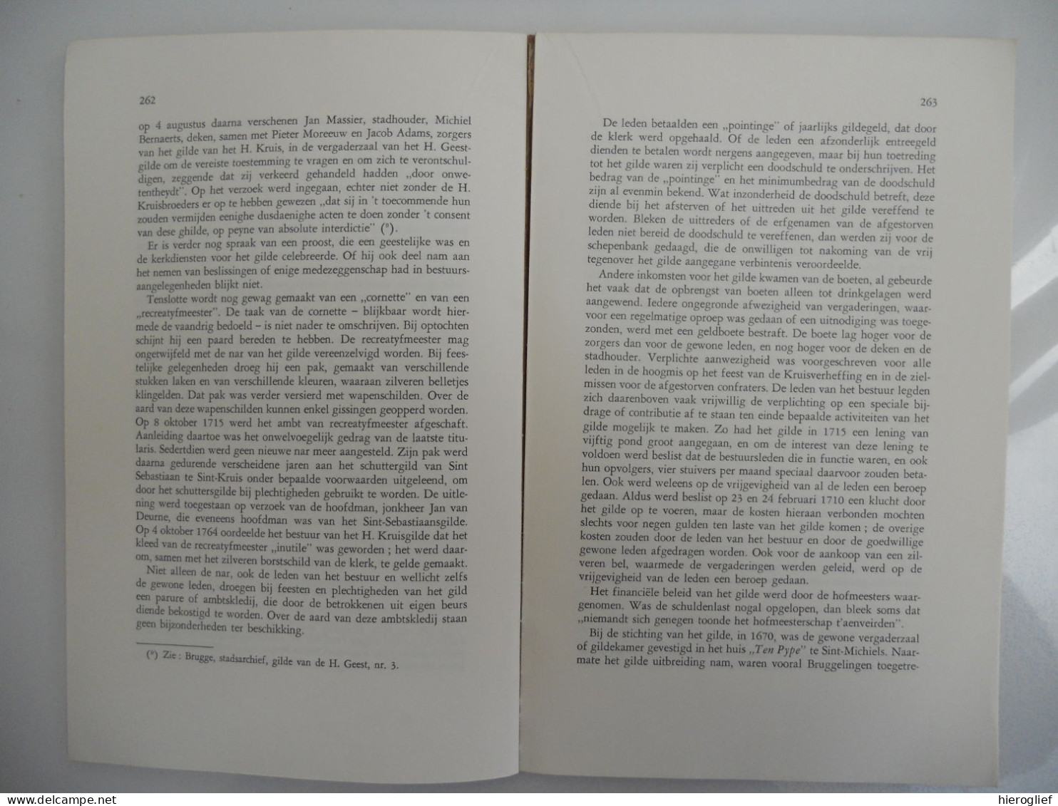 Het Rederijkers Gilde Van Het Heilig Kruis Te Sint-Michiels En Te Brugge Door A. Schouteet 1969 Vlaamse Academie - Histoire