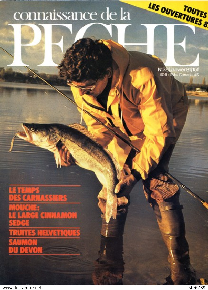 CONNAISSANCE DE LA PECHE N° 28 De 1981 - Fischen + Jagen