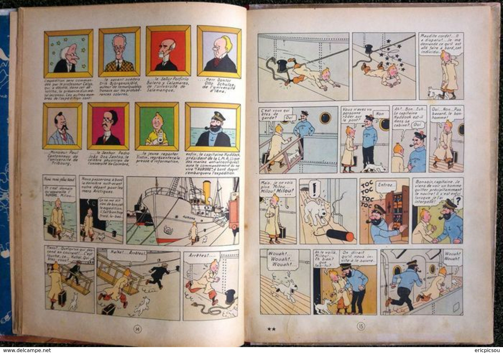 Tintin T10 - L'étoile mystérieuse (A20) - C - Réédition - (1943)