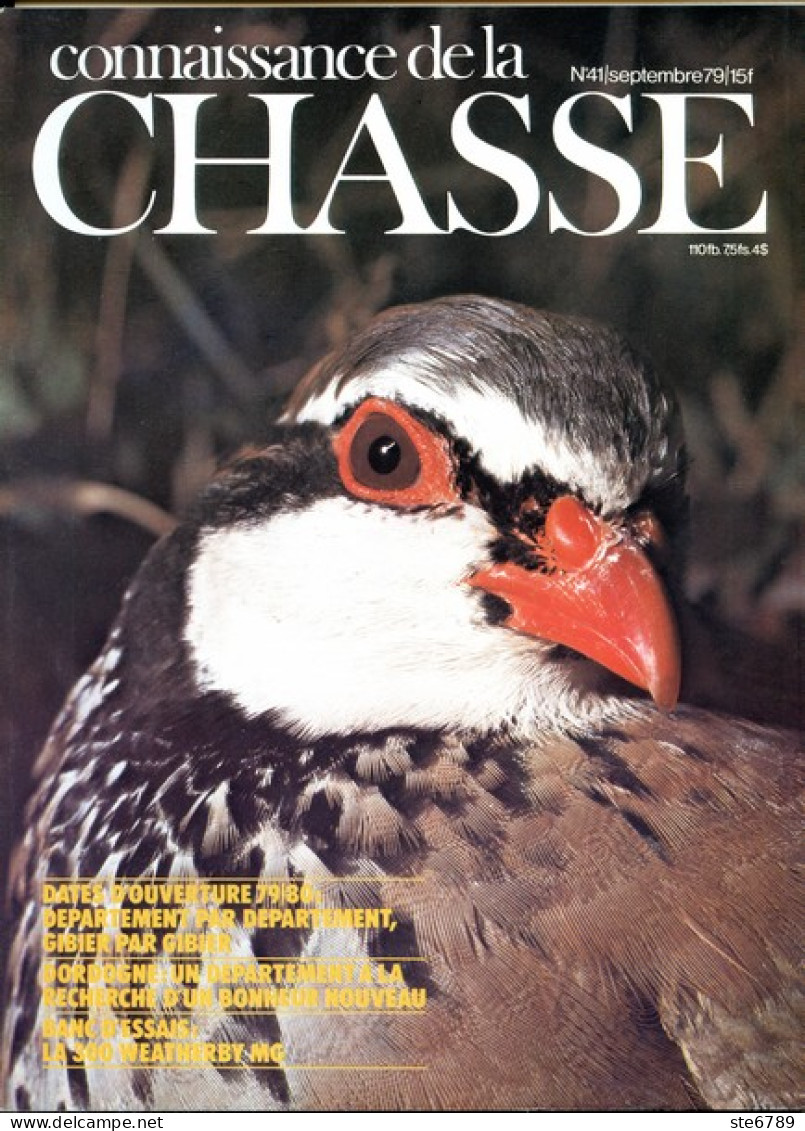CONNAISSANCE DE LA CHASSE N° 41 1979 Animaux Sauvages - Fischen + Jagen