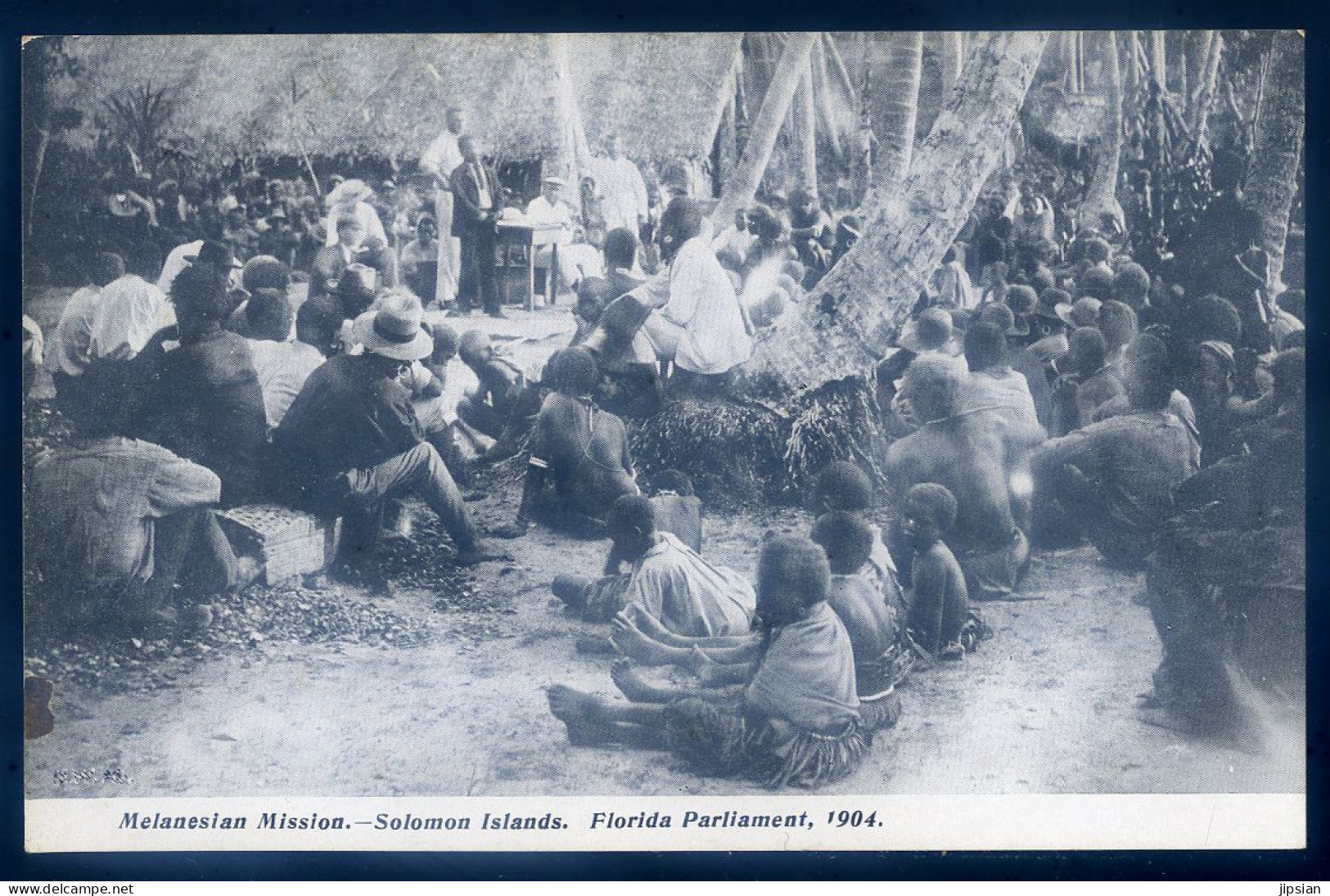 Cpa Océanie -- Melanesian Mission - Solomon Islands - Florida Parliament ,1904  -- Les ïles Salomon   LANR65 - Solomoneilanden