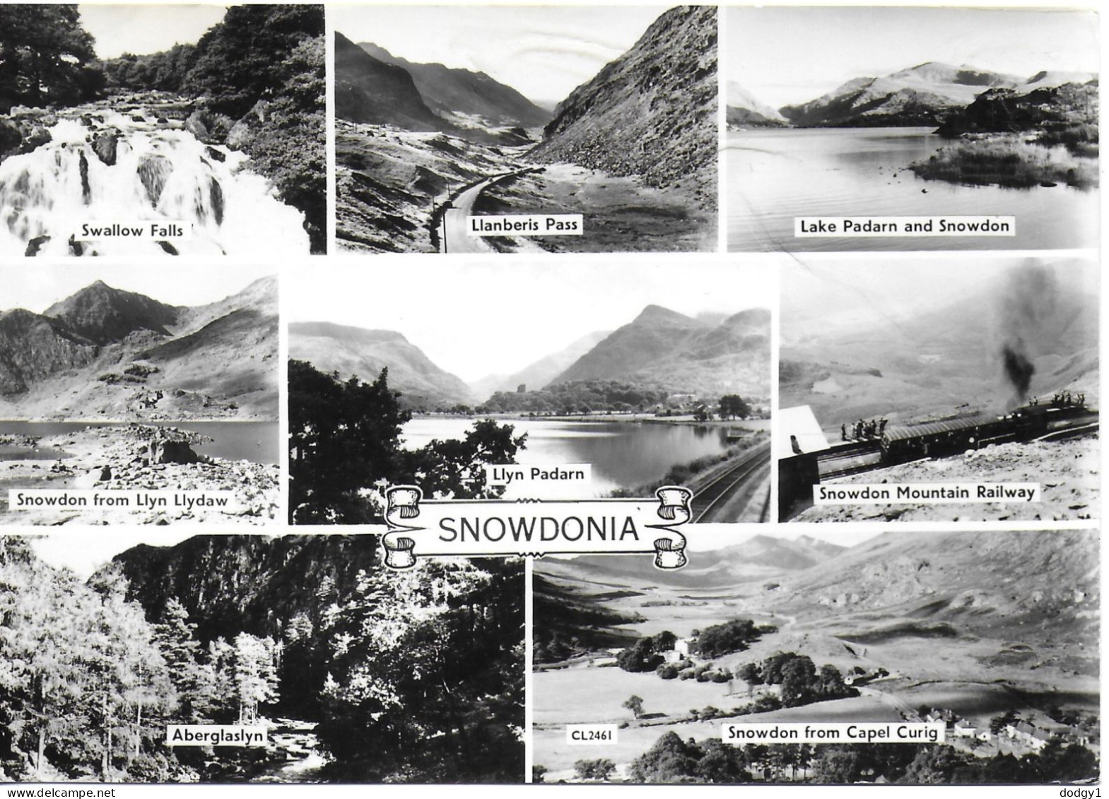 SCENES FROM SNOWDONIA, GWYNEDD, WALES. UNUSED POSTCARD   Ty2 - Gwynedd