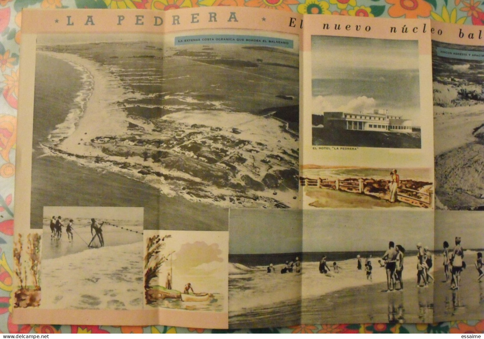 Uruguay. Plan Touristique. La Paloma, La Pedrera. Dépliant Tourisme 1948 - Ohne Zuordnung