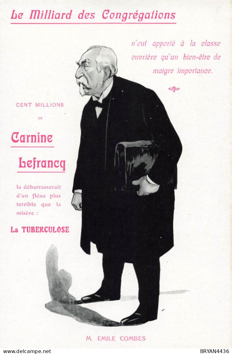 81 - ROQUECOURBE - Emile COMBES - HOMME POLITIQUE - GOUVERNEMENT COMBES 1902-1905 - MINISTRE- CELEBRITE LOCALE - Roquecourbe