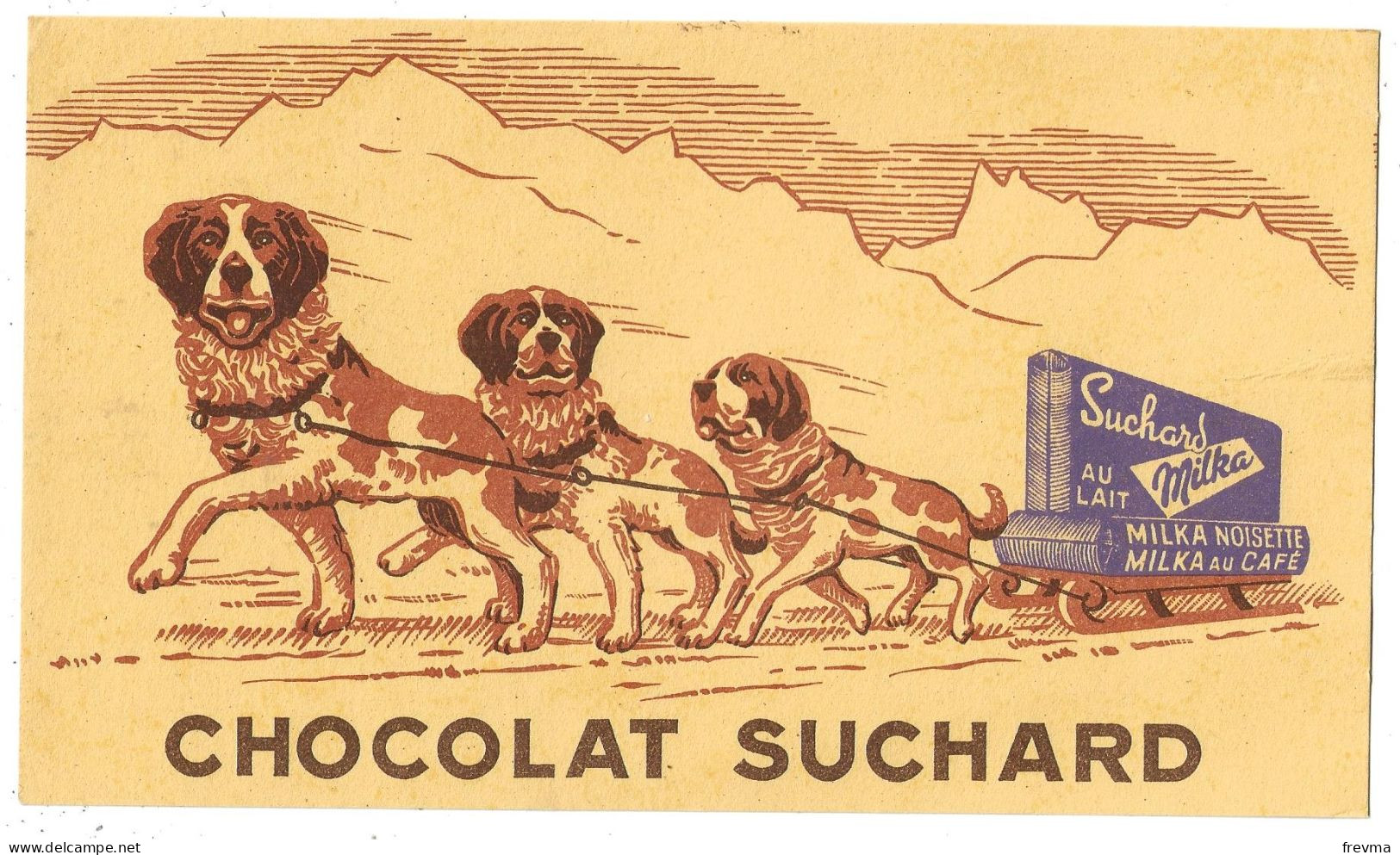 Buvard Chocolat Suchard - Chocolade En Cacao