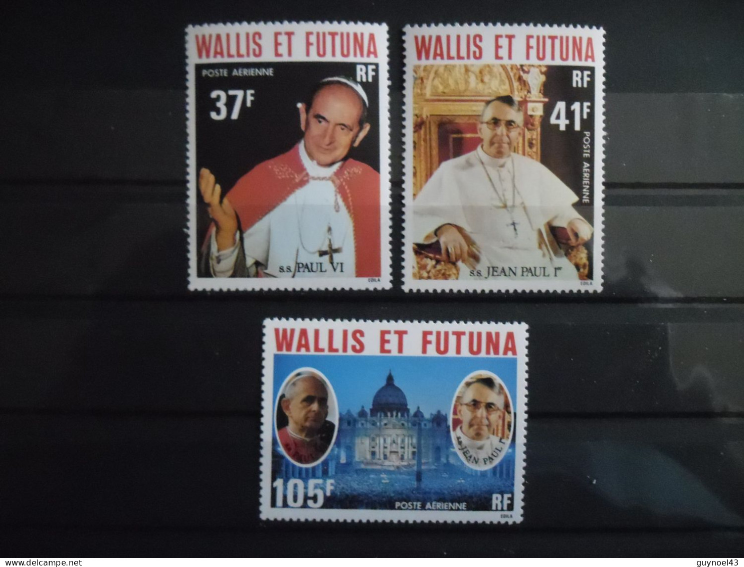 1979 Y/T PA86-87-88 " Papes Paul VI " Neuf*** Cote 10,10 - Ungebraucht