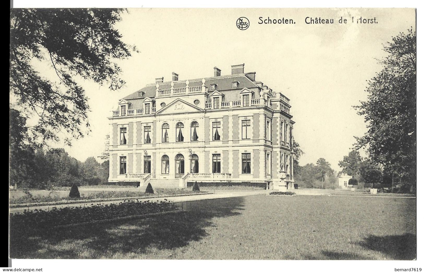 Belgique  -  Schooten  -  Chateau   De L'horst -  Comte  Jean  De Bousier Et Comtesse Nee De Borchgrave D'altena - Schoten