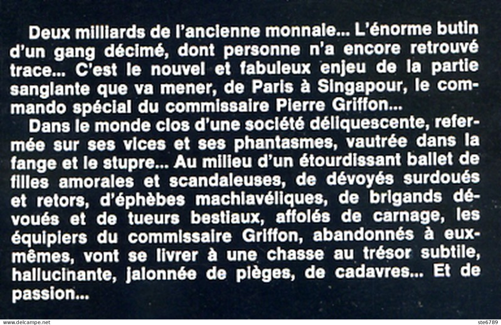 Les Innocentes Aux Mains Pleines N° 34 Police Des Moeurs Pierre Lucas  1982 - Police Des Moeurs
