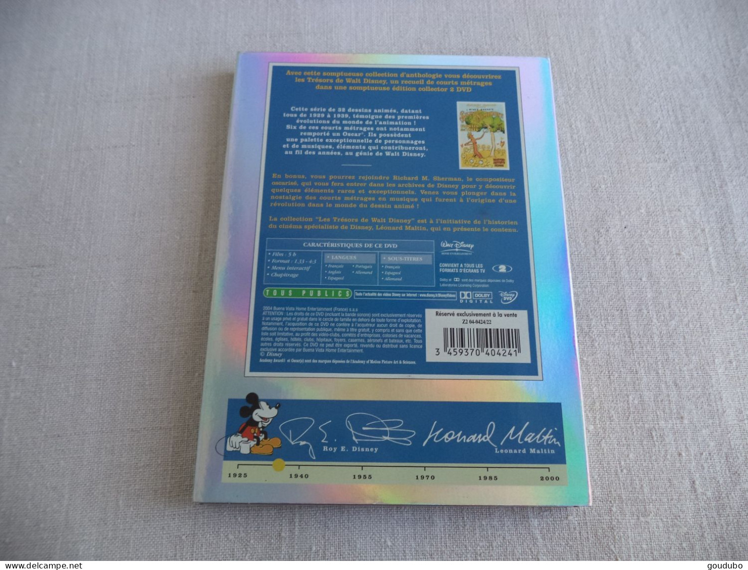 Disney Silly Simphonies Les Contes Musicaux Edition Collector 2 DVD 2004 Léonard Maltin. - Dibujos Animados