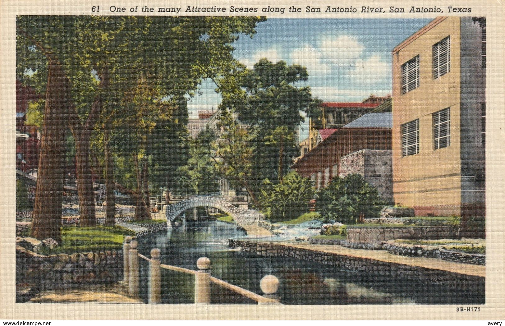 One Of The Many Attractive Scenes Along The San Antonio River, San Antonio, Texas - San Antonio