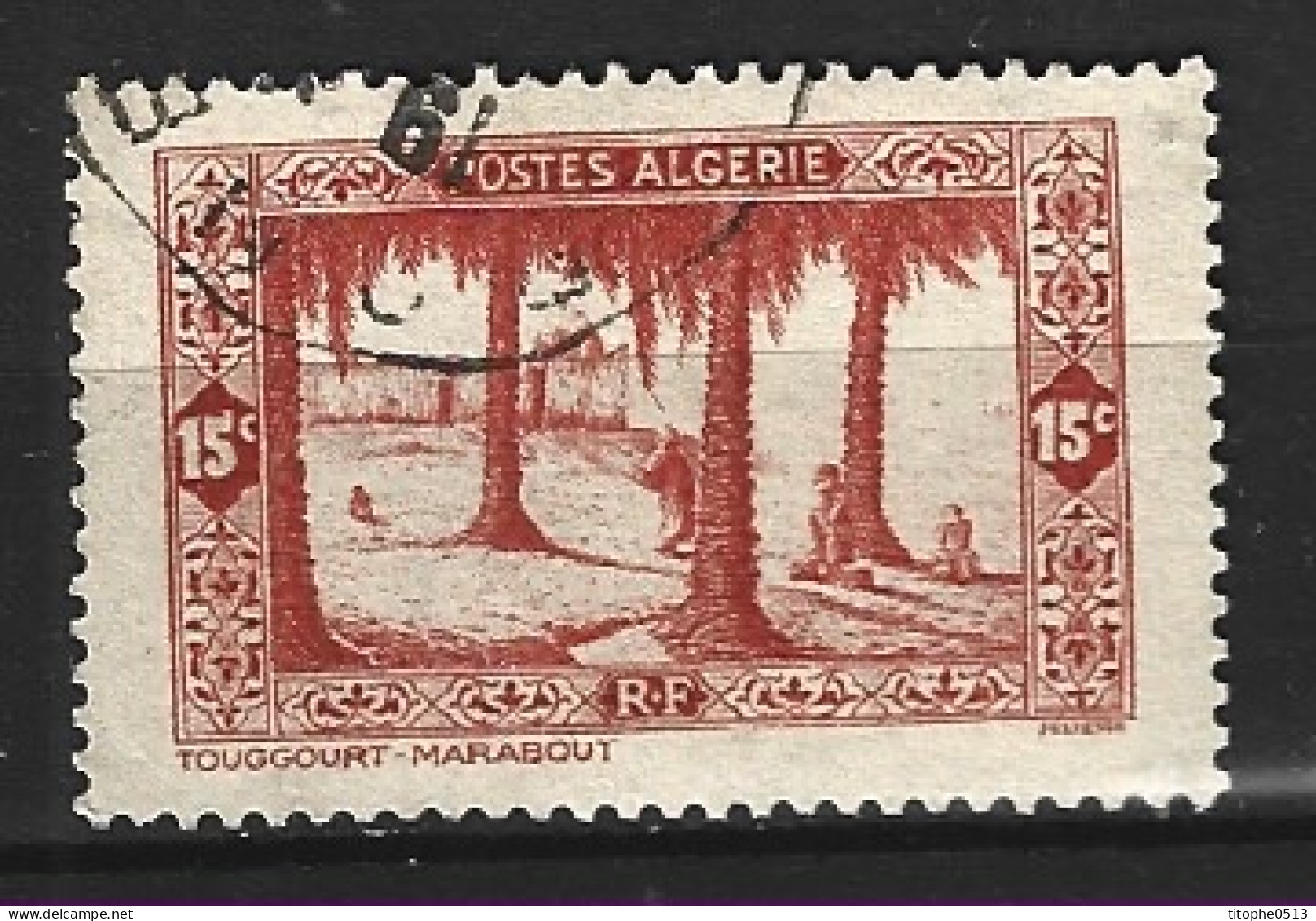 ALGERIE. N°106 Oblitéré De 1936-7. Un Marabout à Touggourt. - Oblitérés